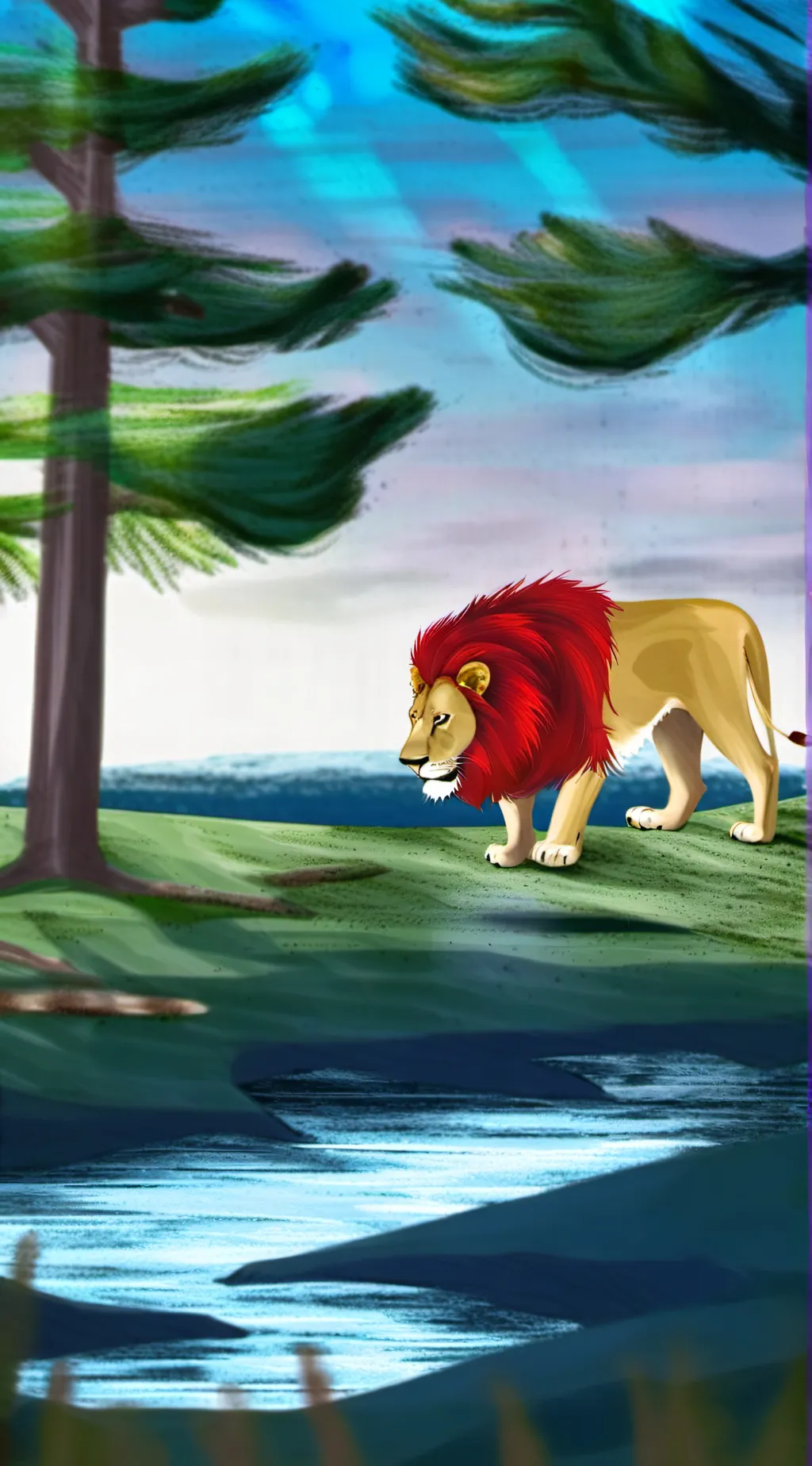 ai character: Leo  background