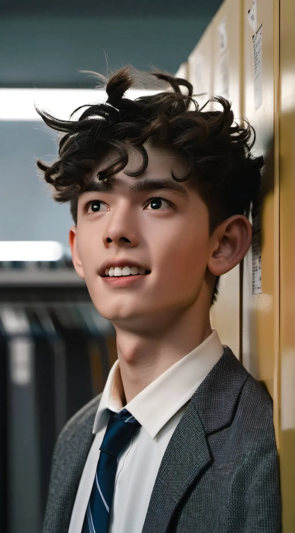 ai character: Charlie spring  background