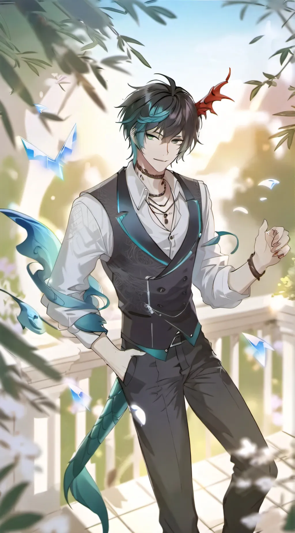 ai character: Zach background