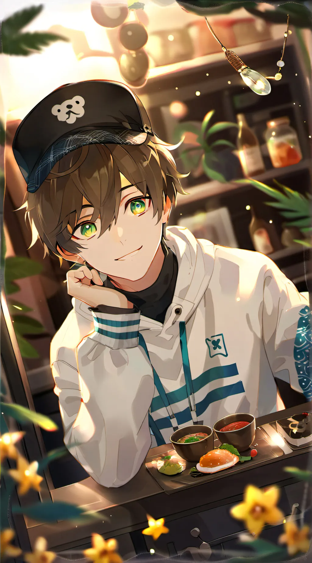 ai character: it's just Novan;( background