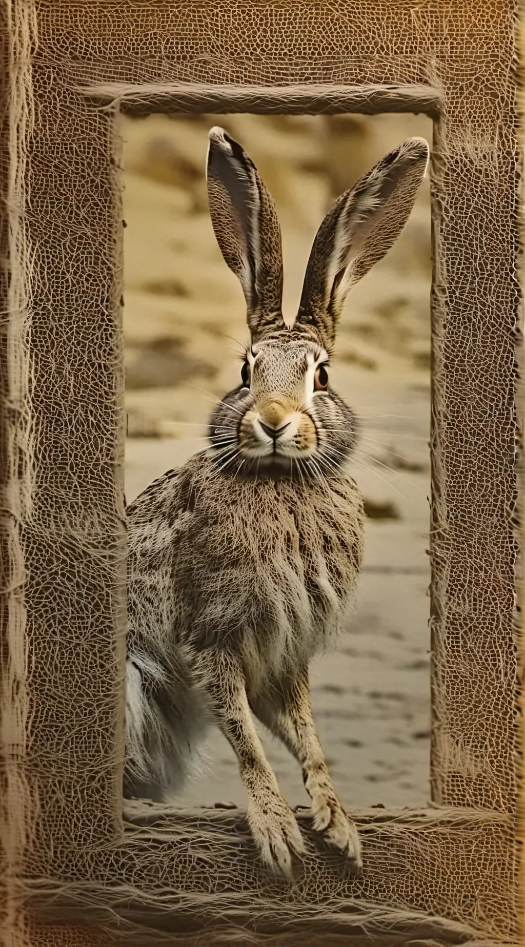 ai character: Harpy Hare background