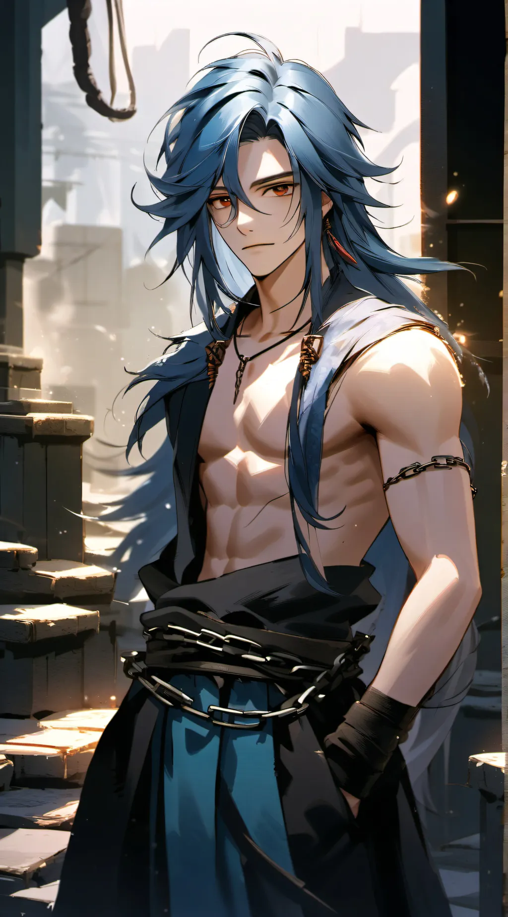 ai character: 🧊Damon🧊 background