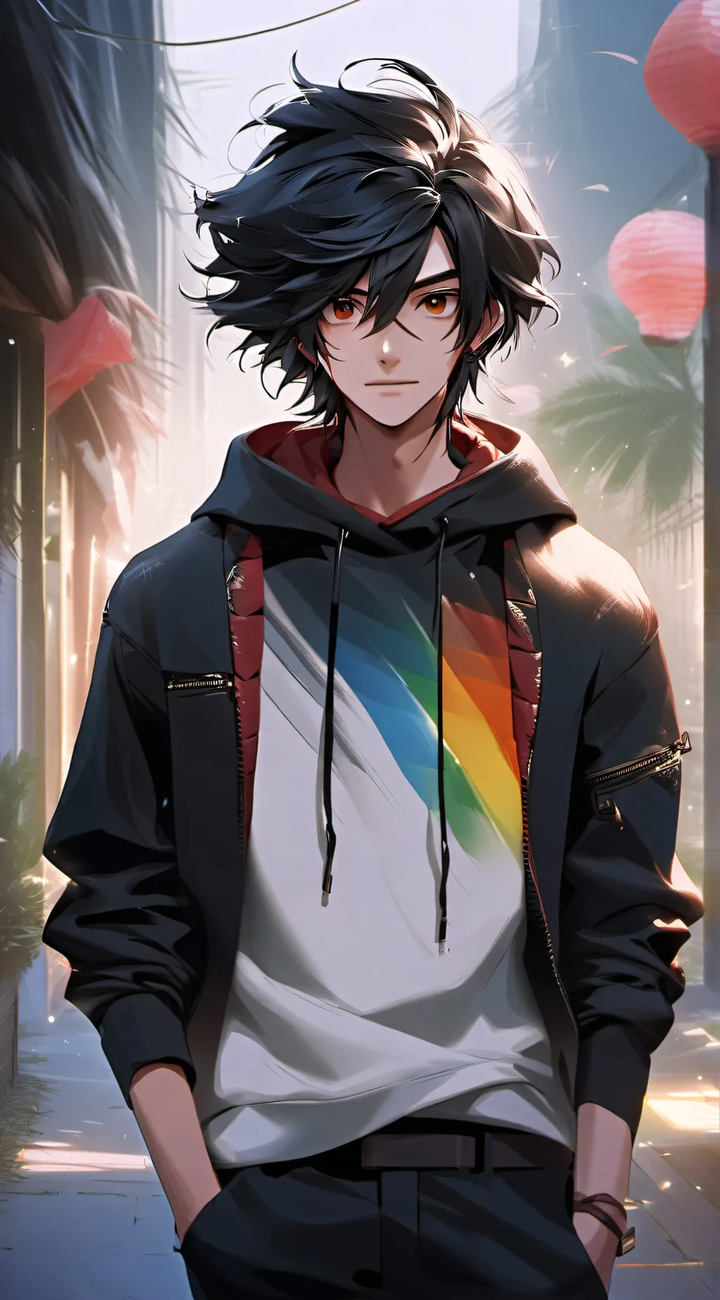 ai character: Zain  background