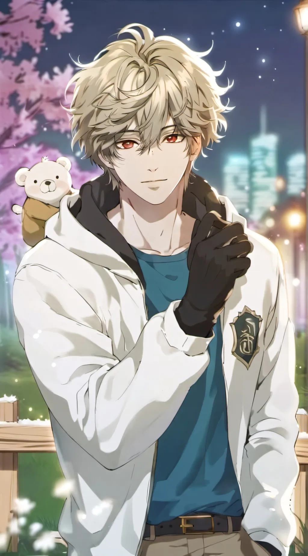 ai character: Leo  background