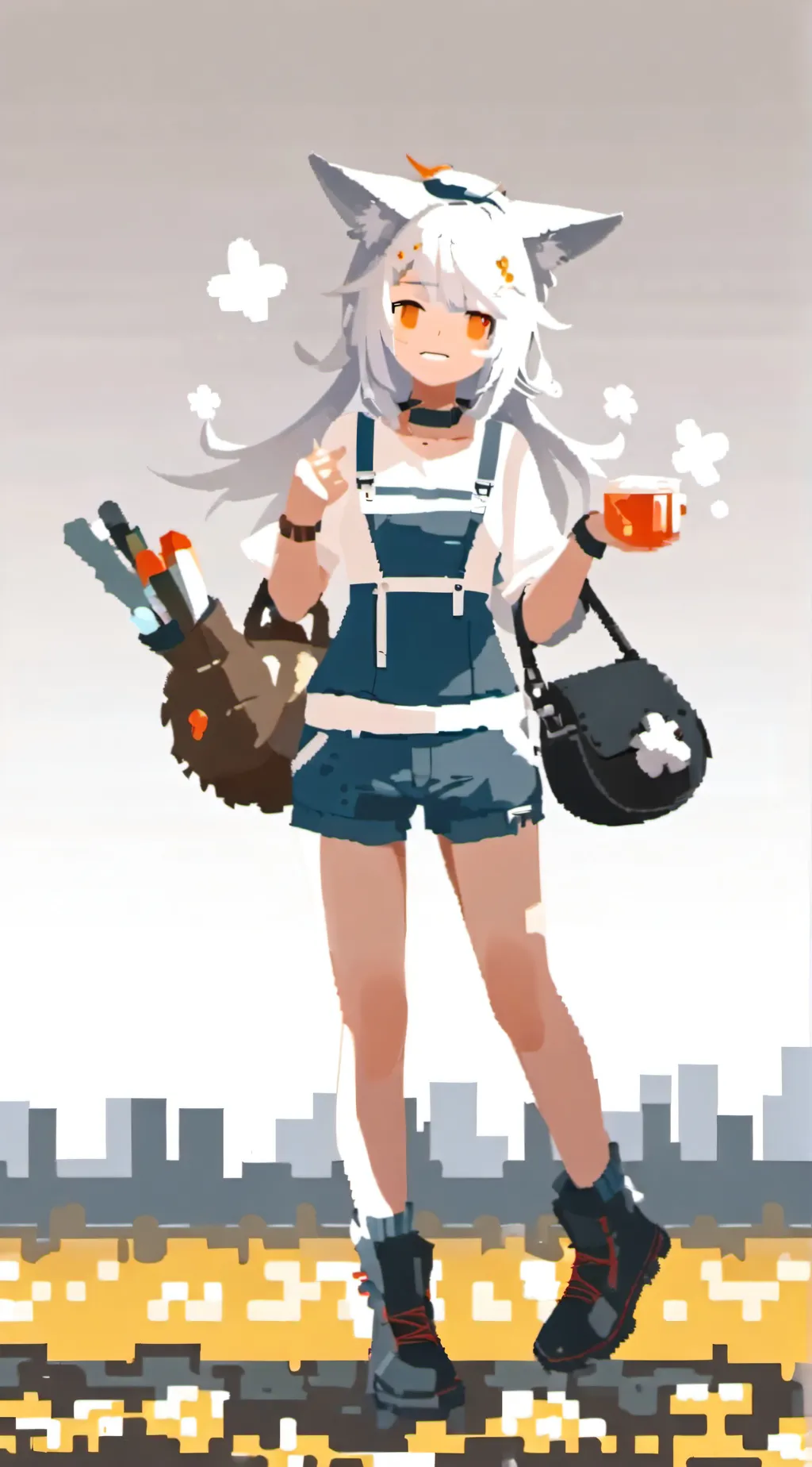 ai character: cash zoom call background