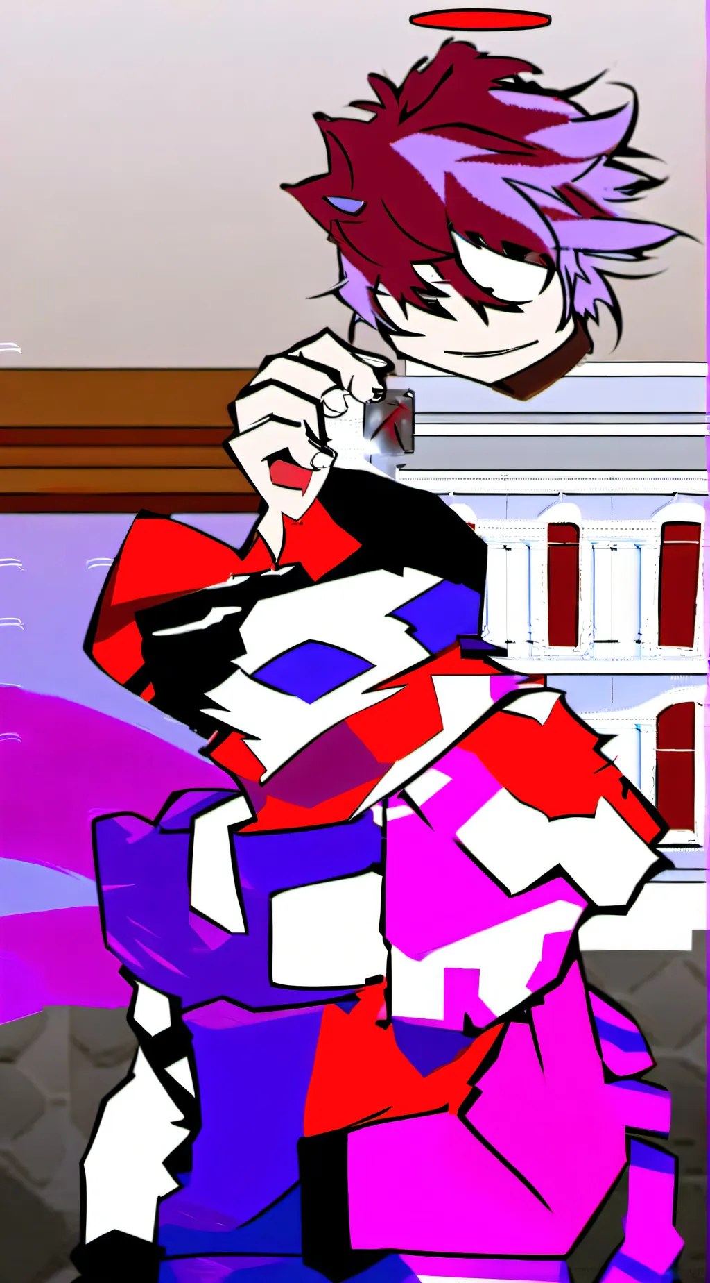 ai character: Valentino  background