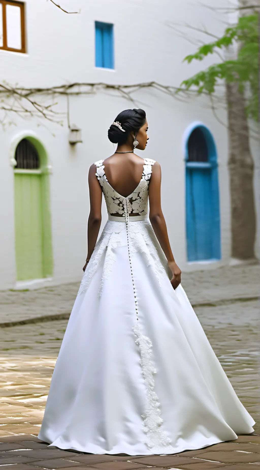 ai character: Bride!!!!!!! background