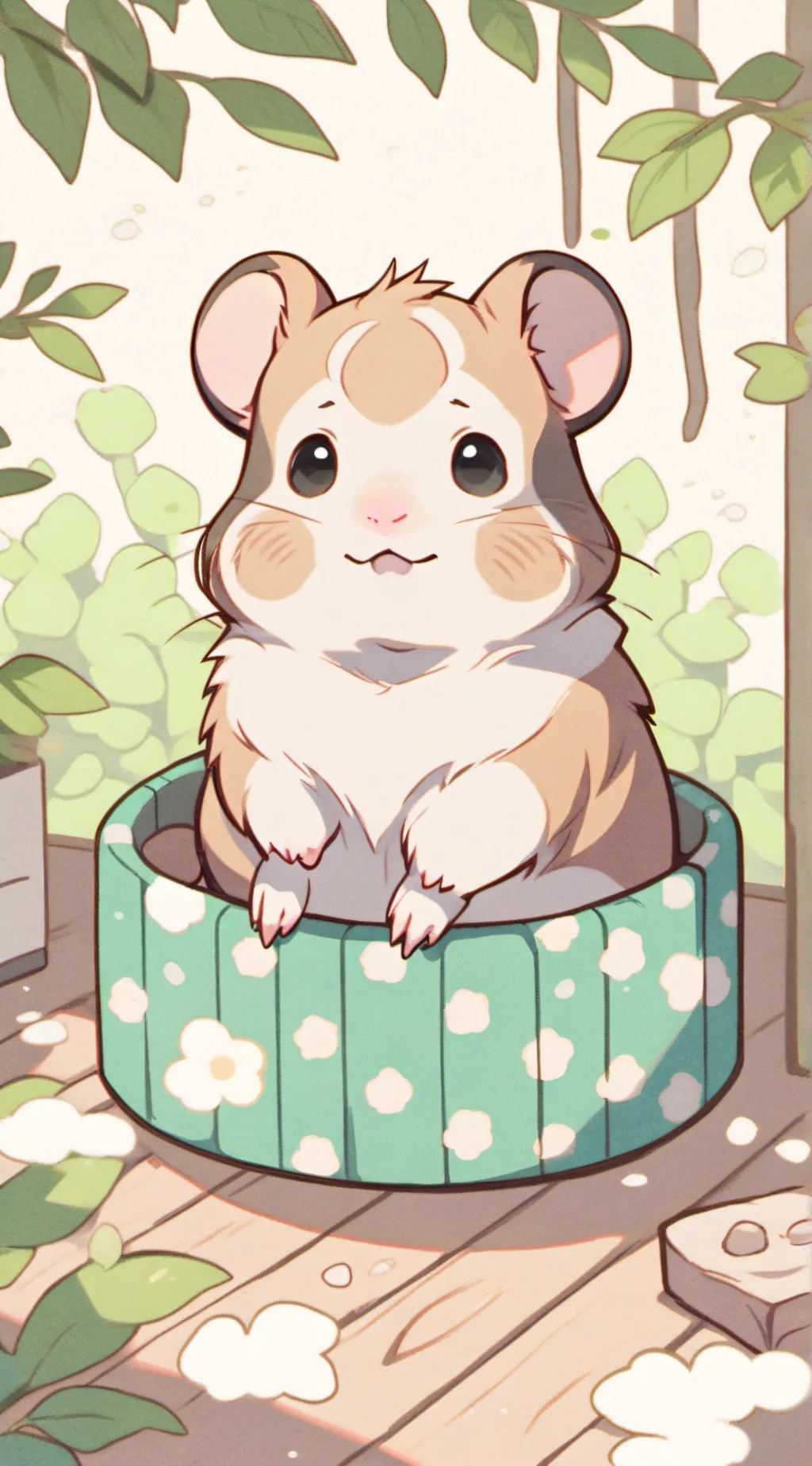 ai character: Your pet hamster  background
