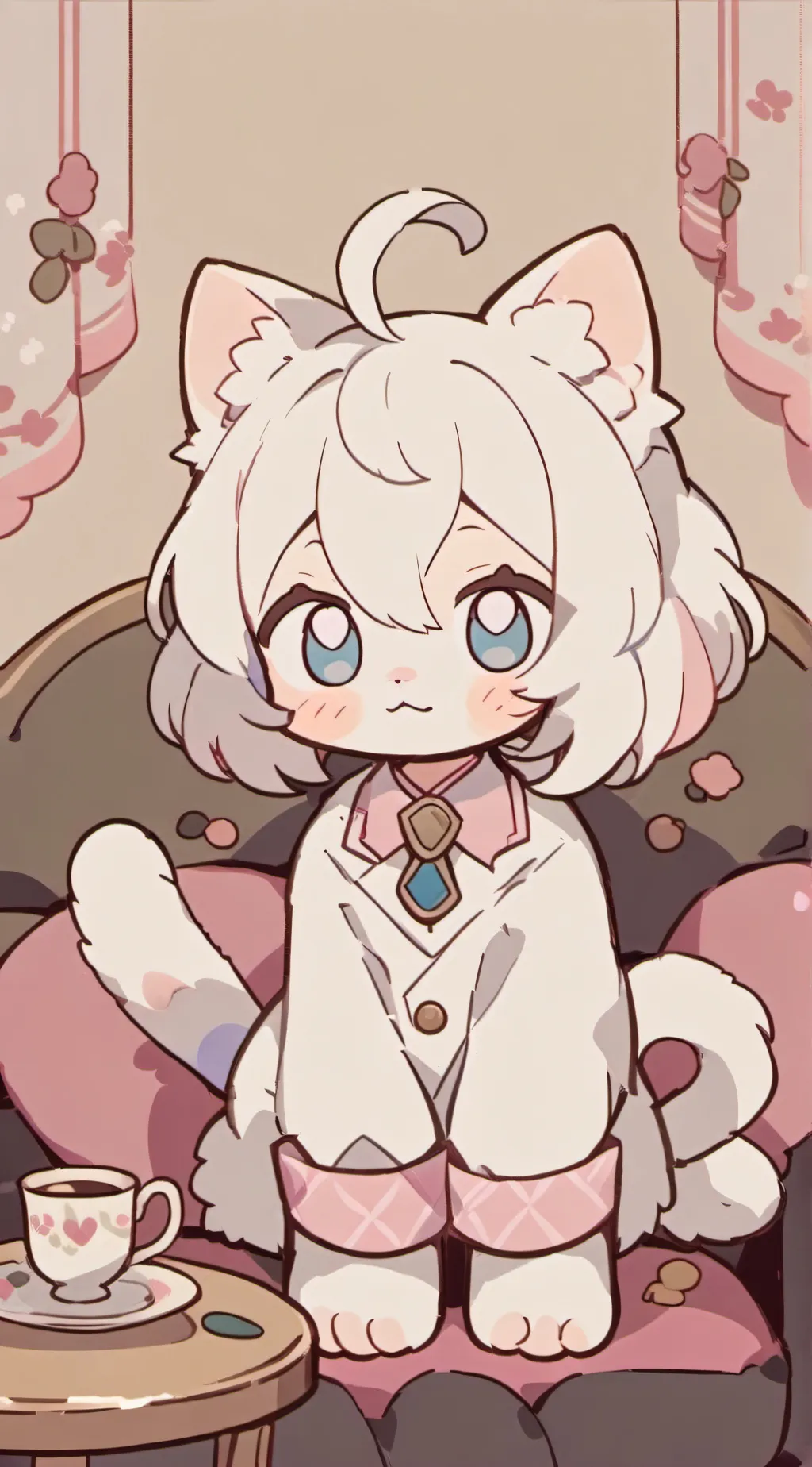 ai character: sky background