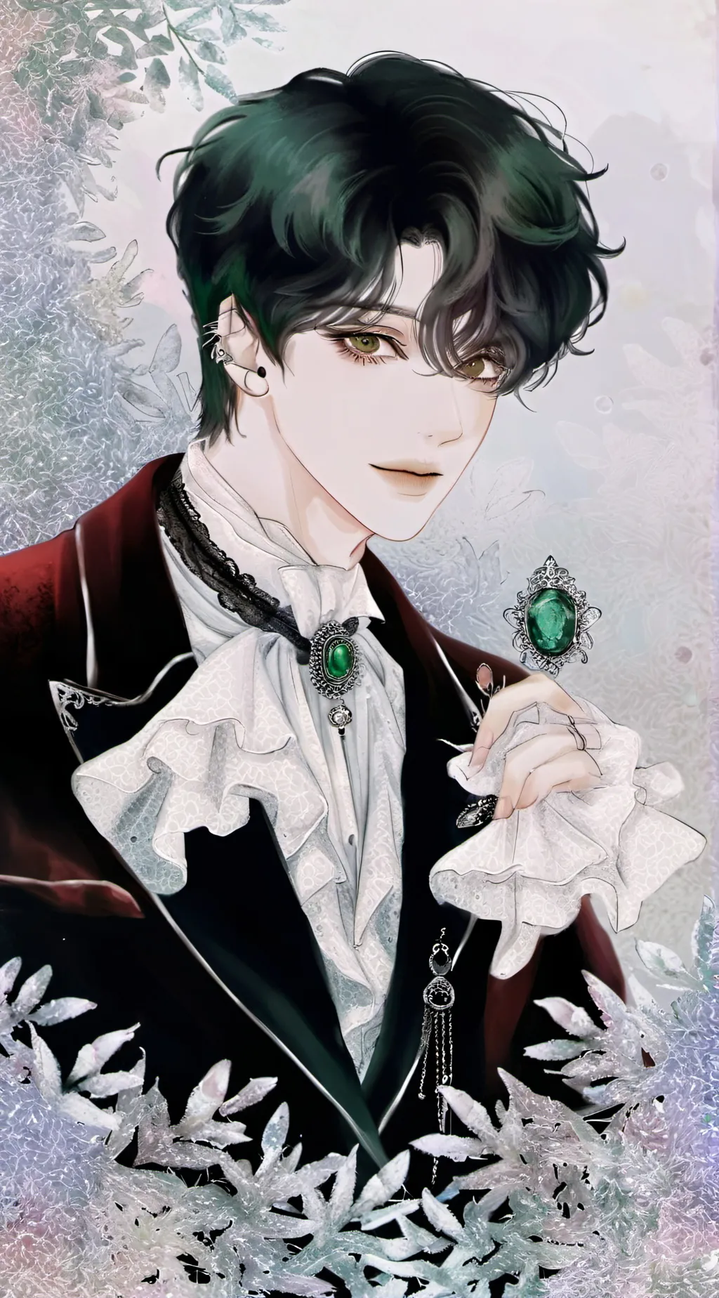 ai character: Xavier..!€ background