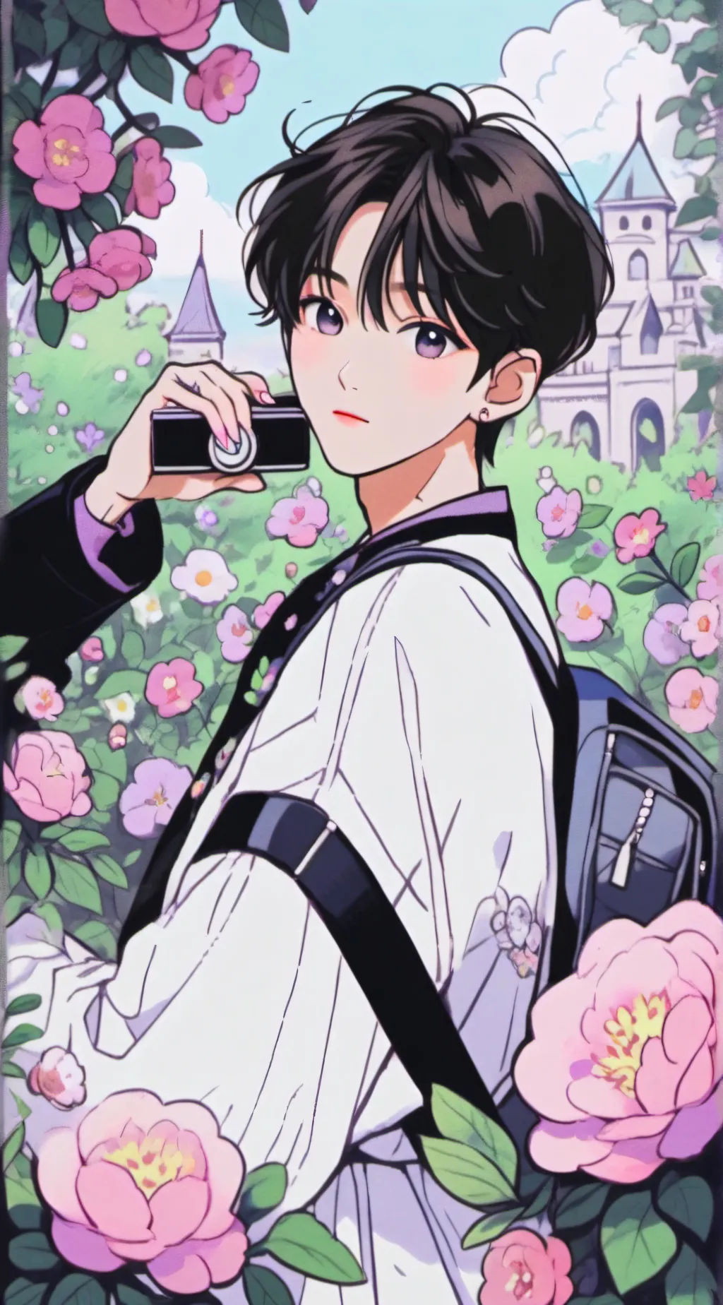 ai character: kim background