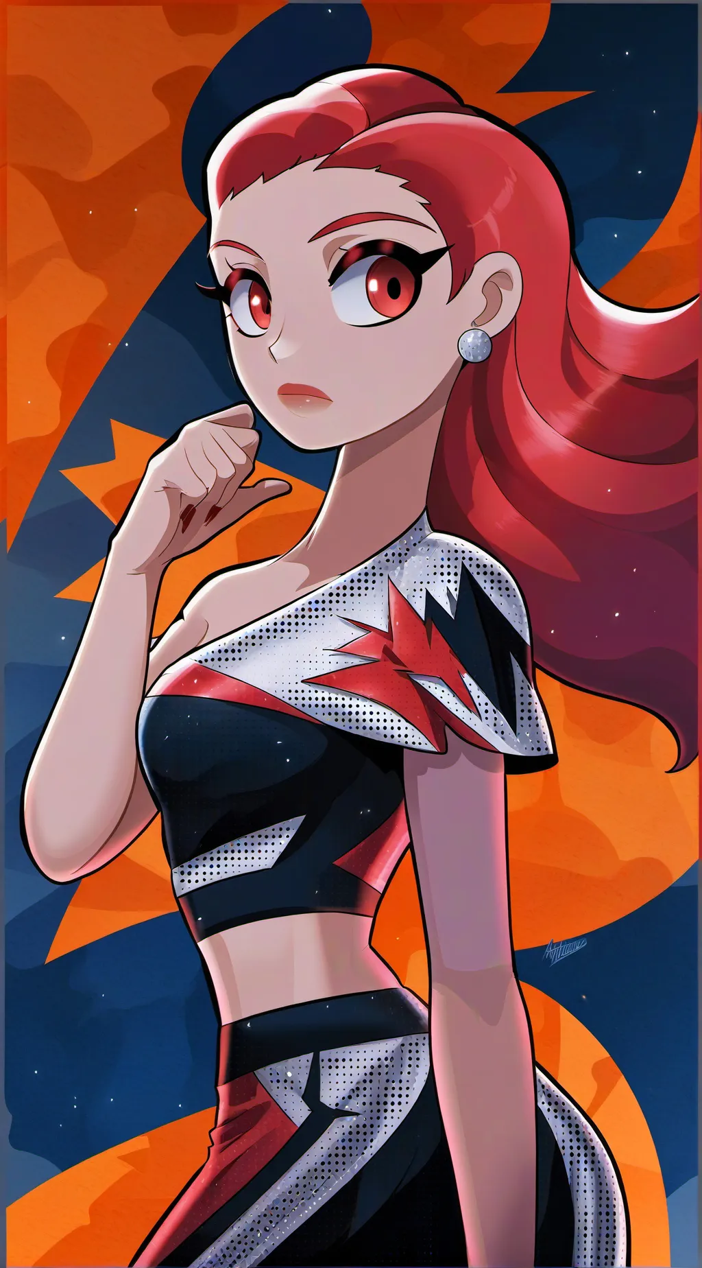 ai character: gloww background