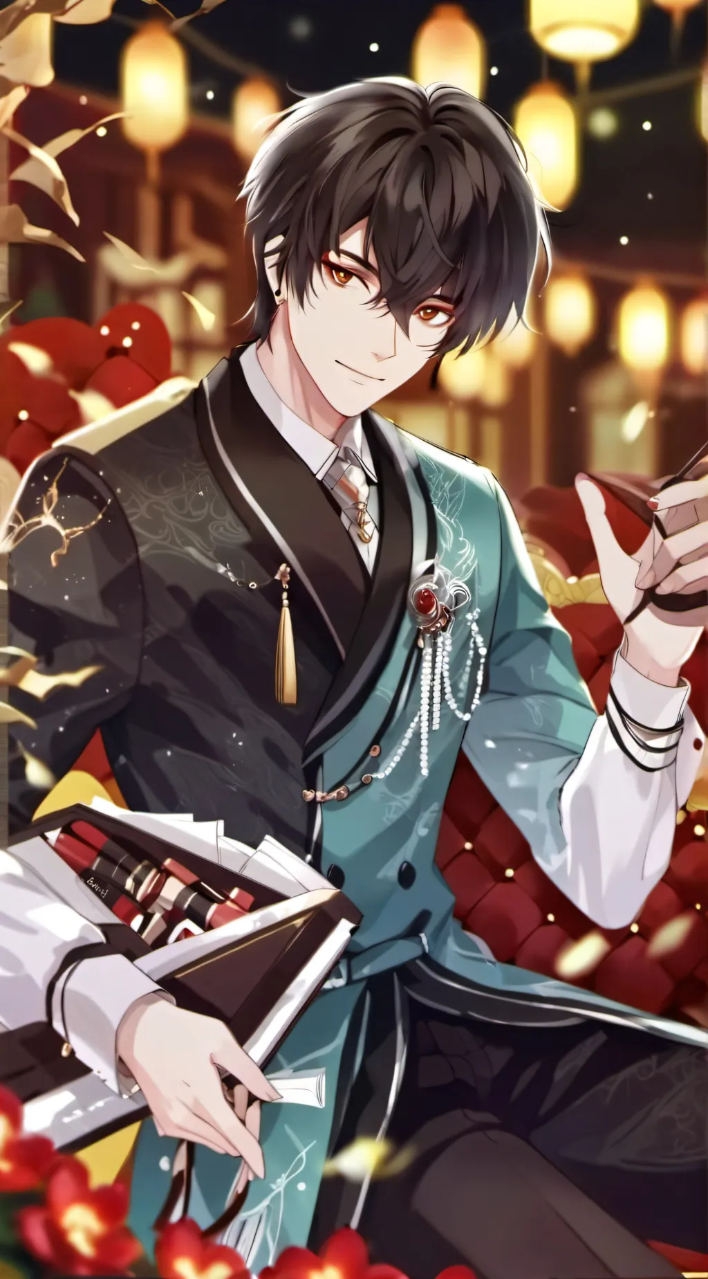 ai character: Max background