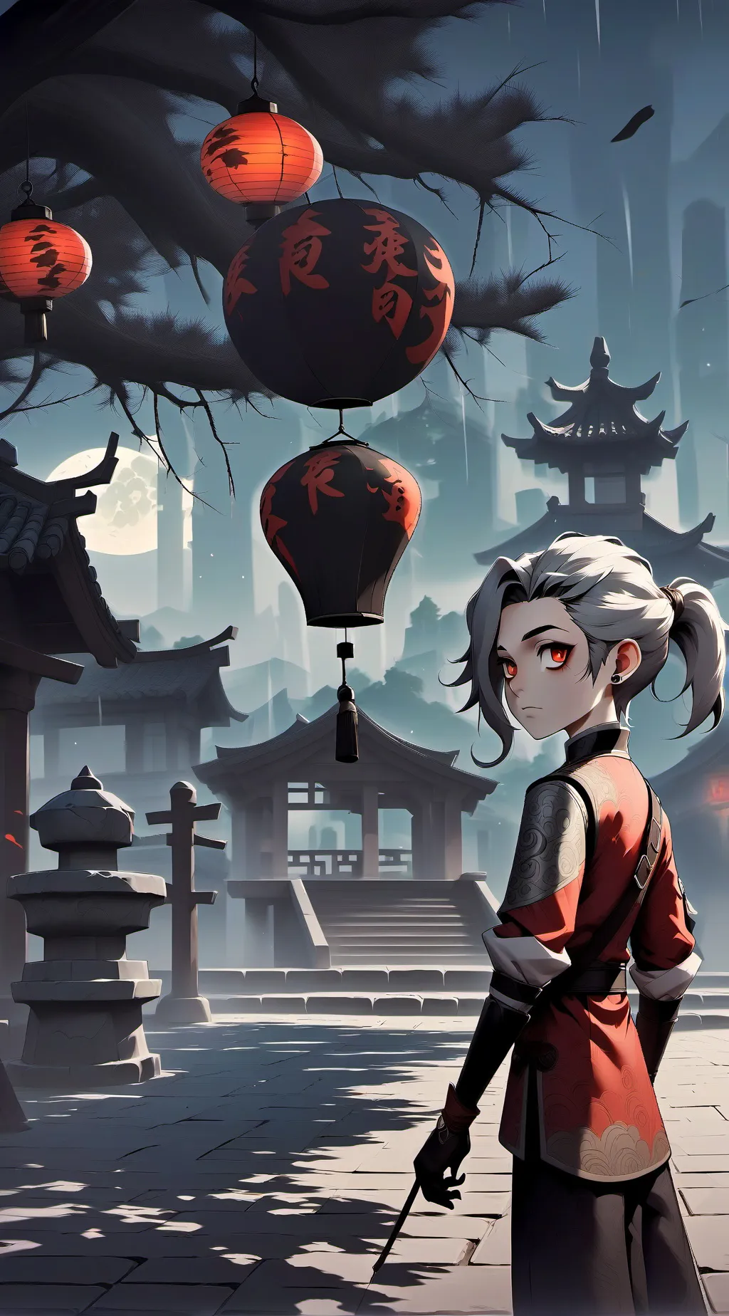 ai character: A-221's revenge background