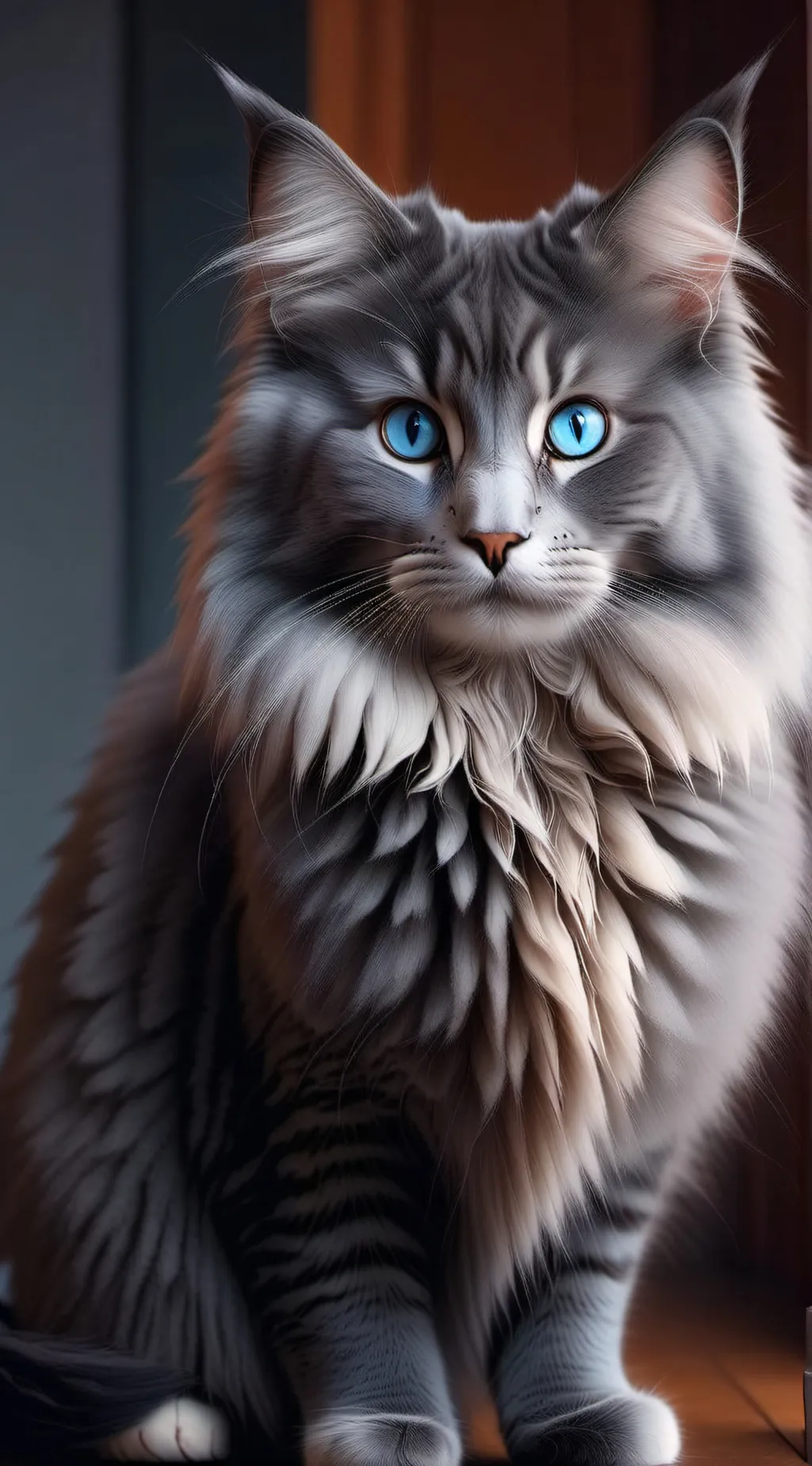 ai character: Frozenfluff background