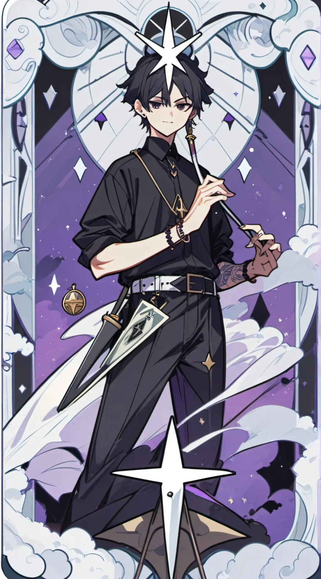 ai character: T. K. O background