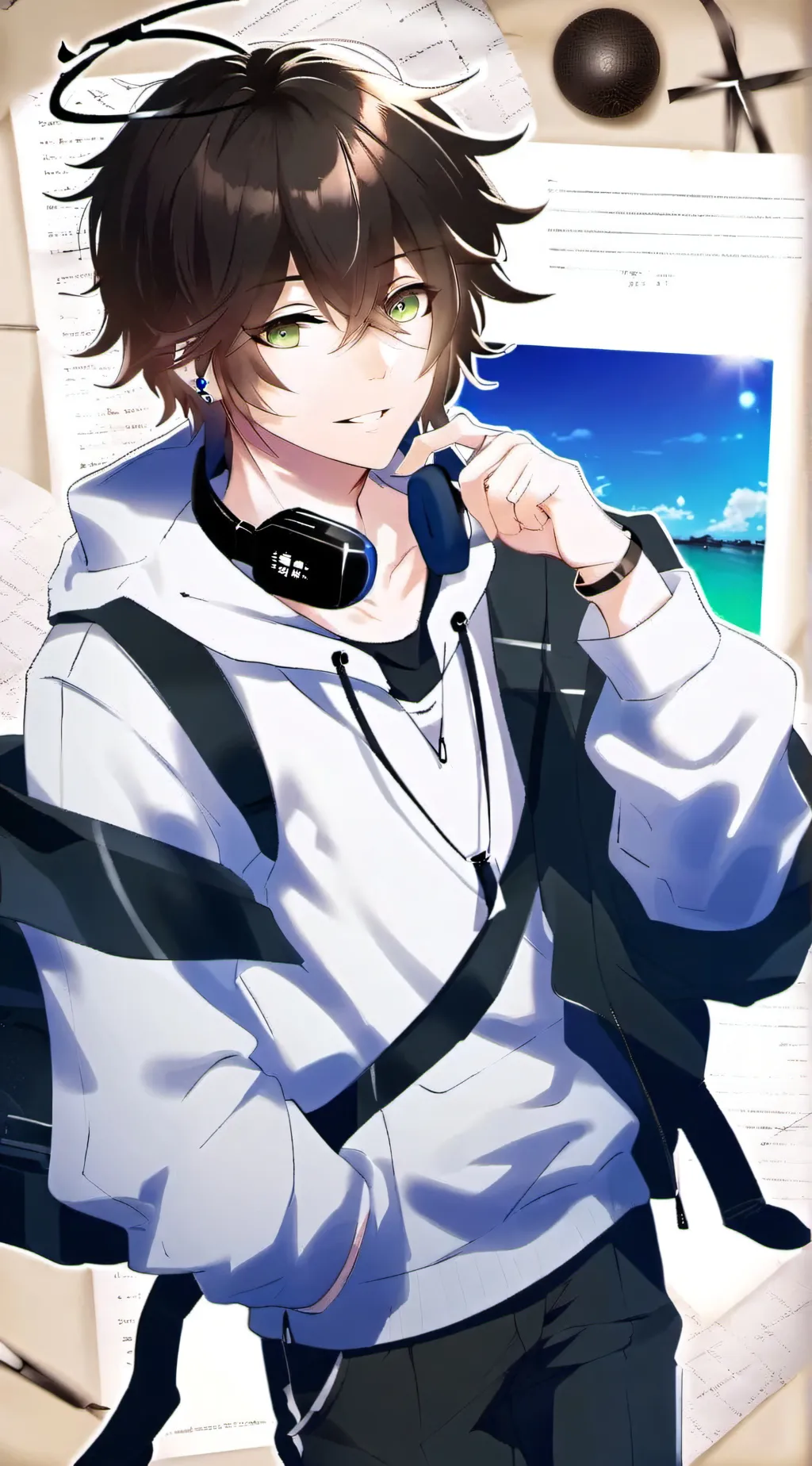 ai character: D1mzzy background