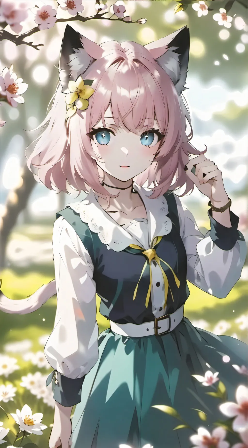 ai character: Uwu cat background