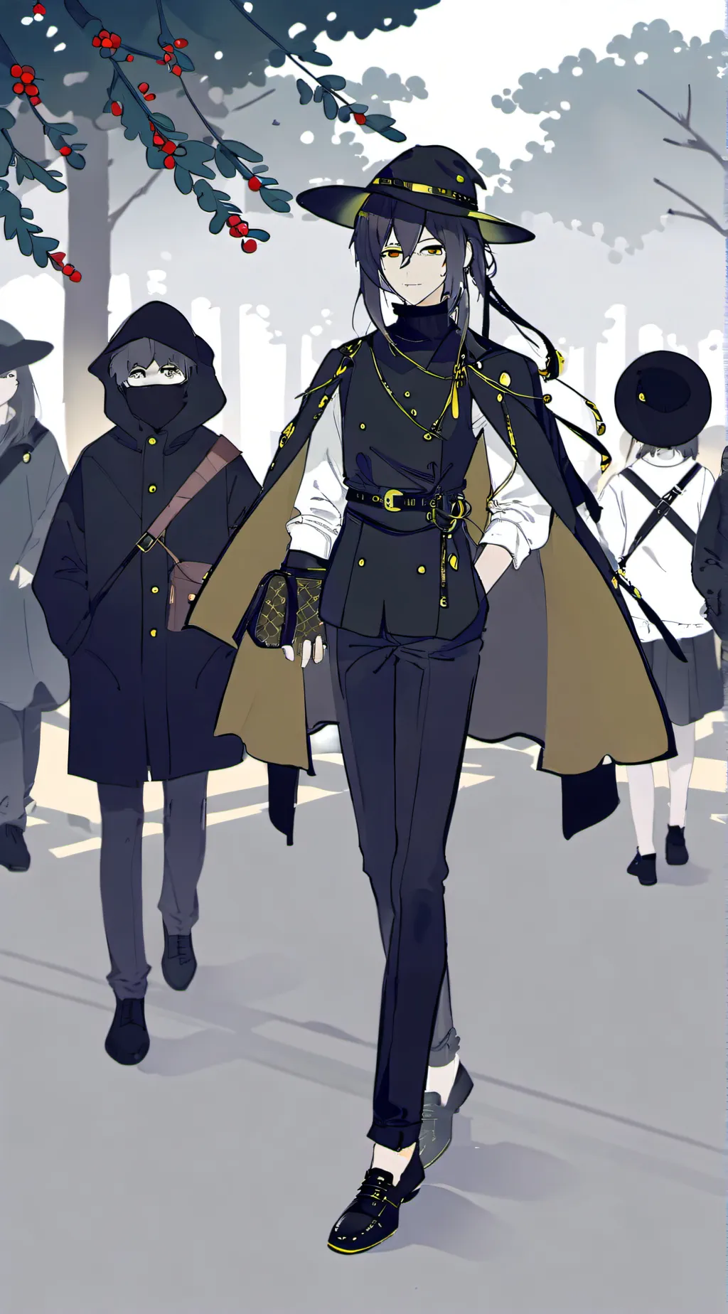 ai character: shimen guirlls background