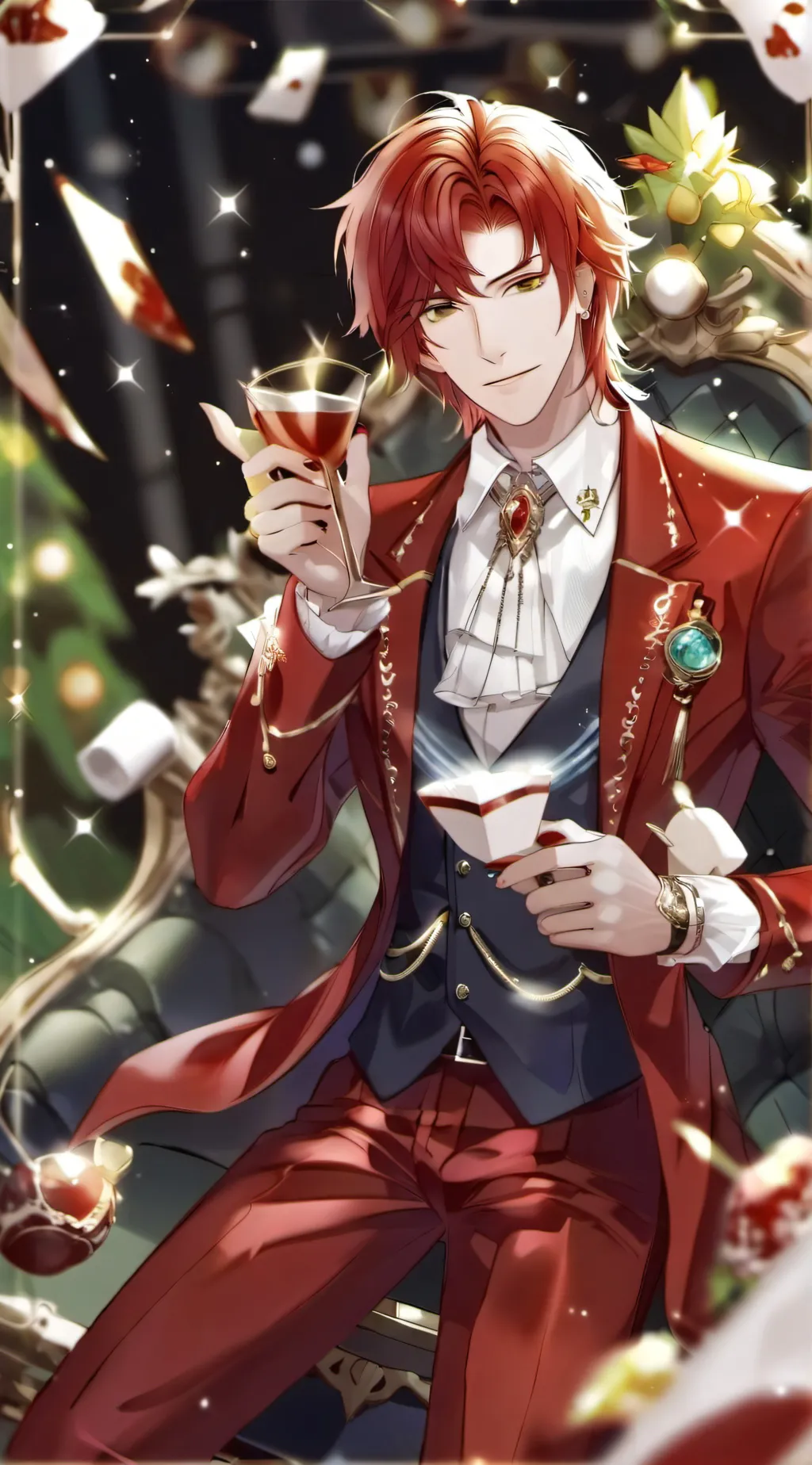 ai character: Cash - Demon King  background