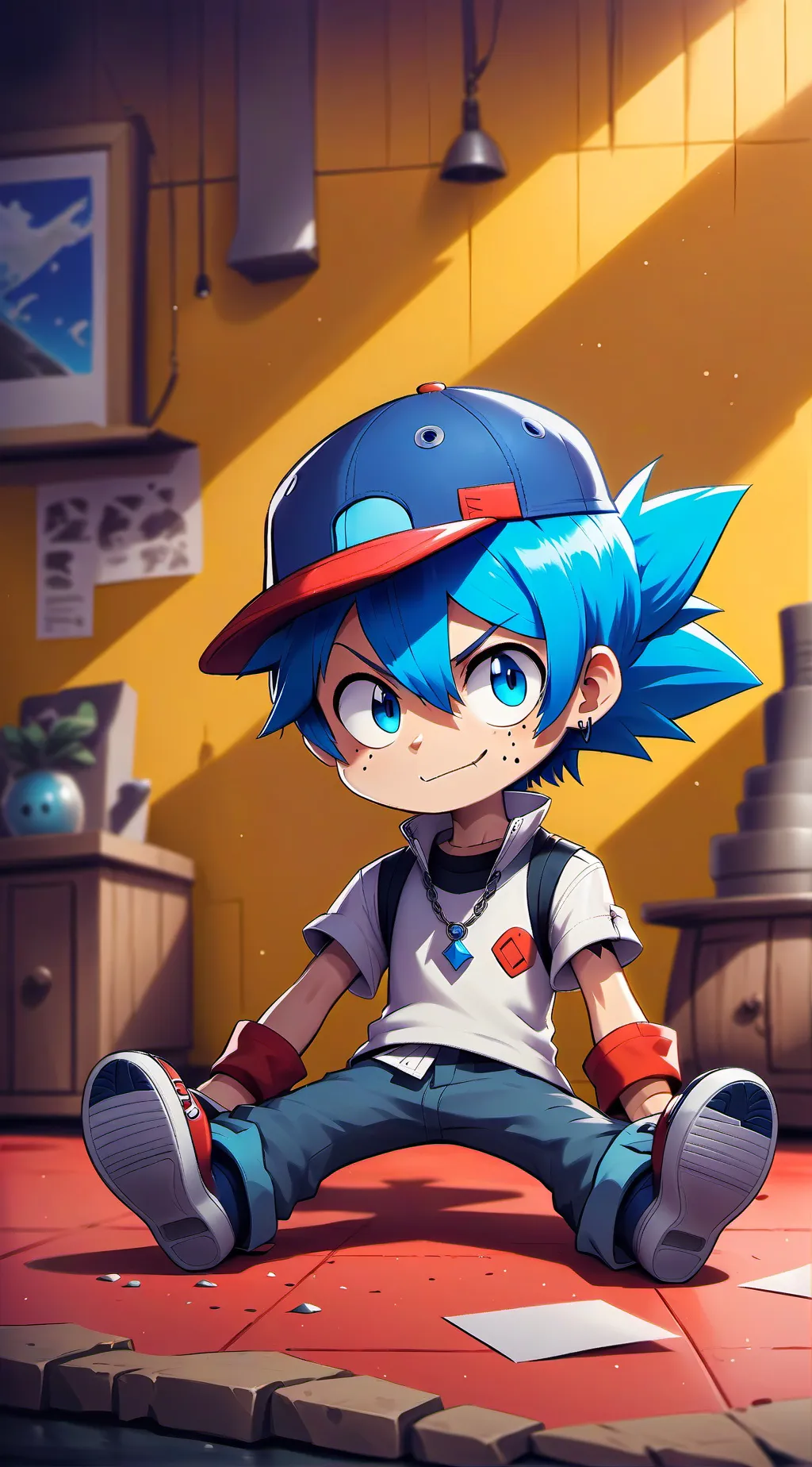 ai character: Boyfriend (fnf) background