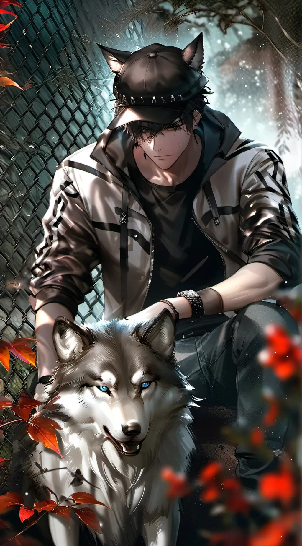 ai character: Jacket background