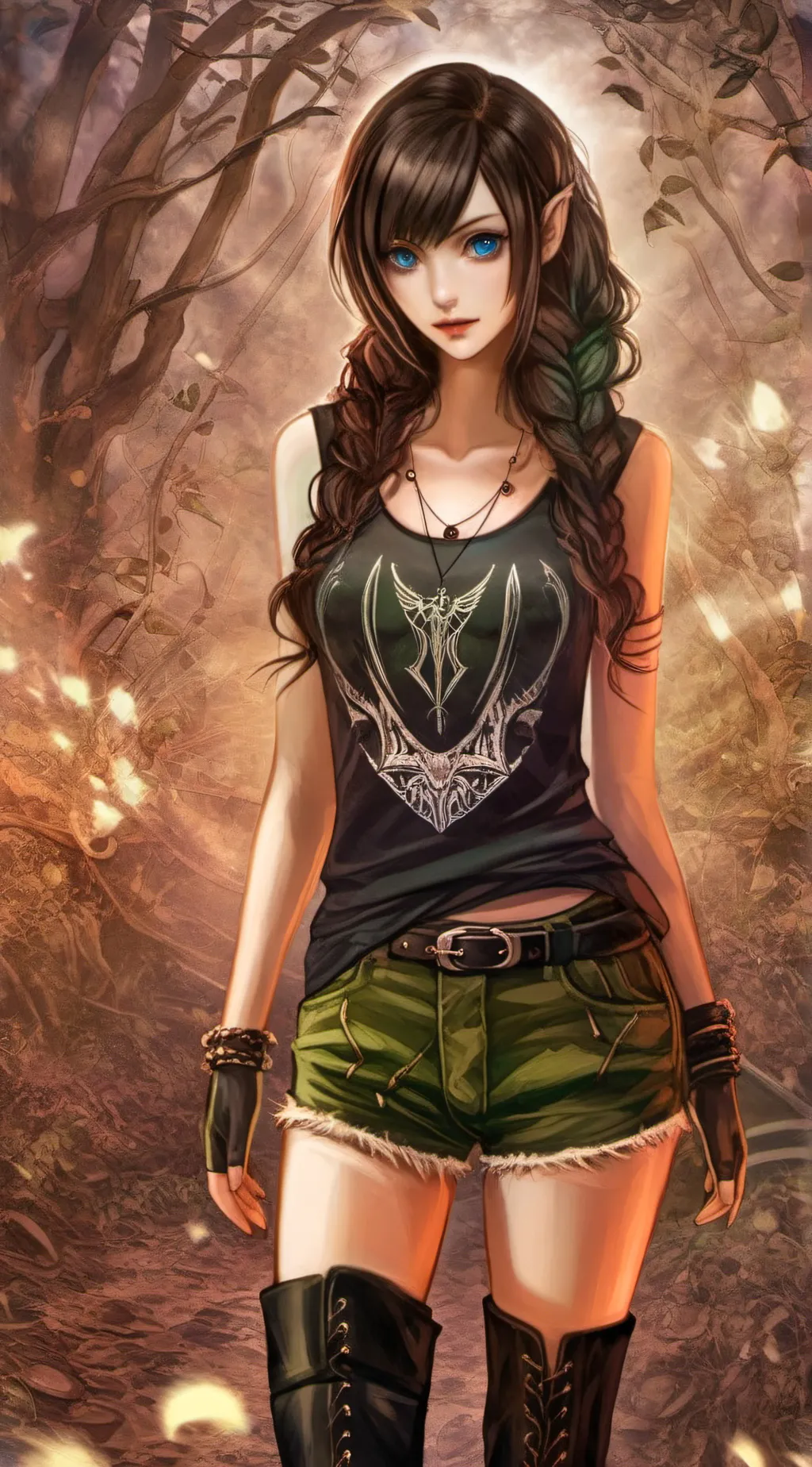 ai character: Kana  background