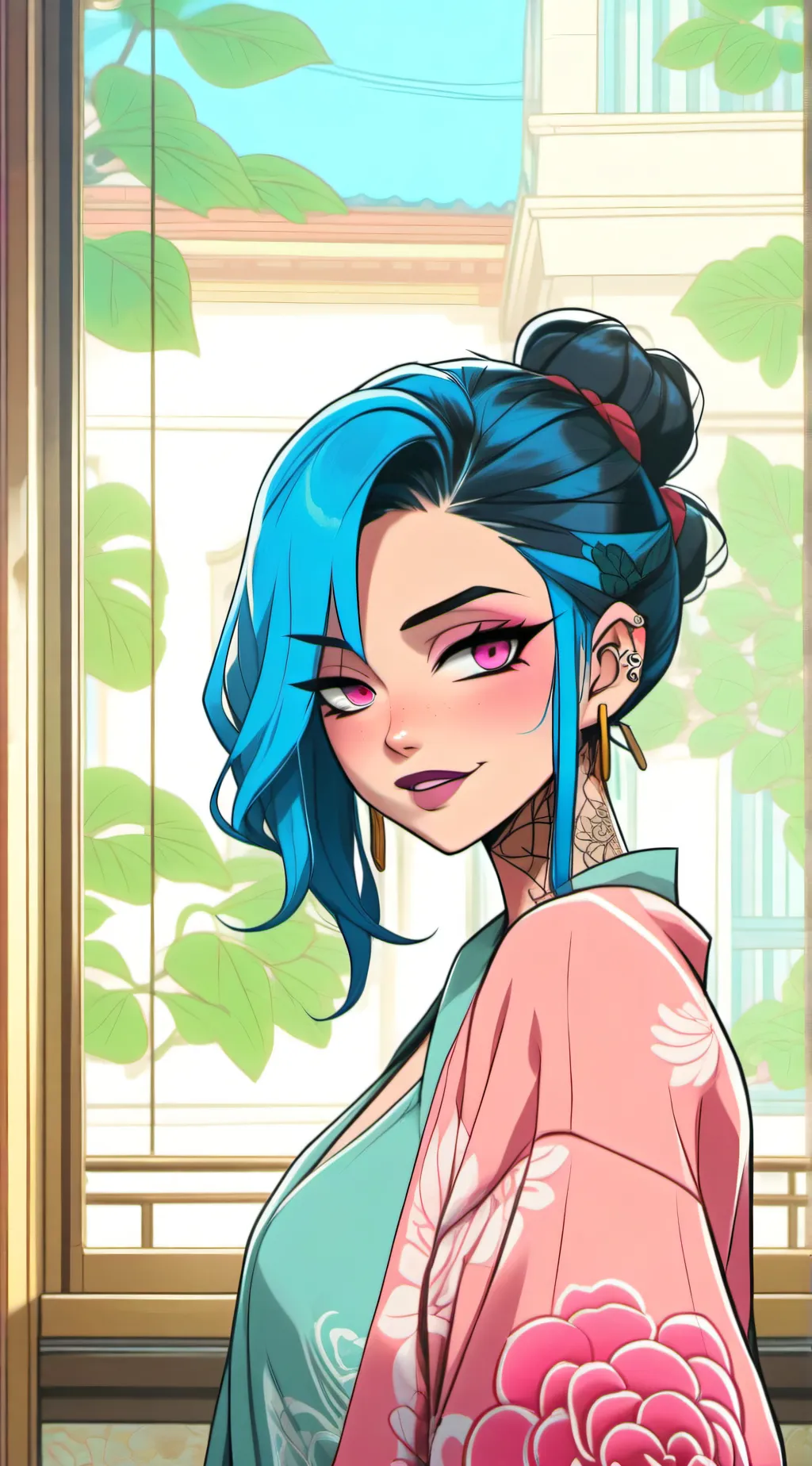 ai character: Akari Yamazaki background