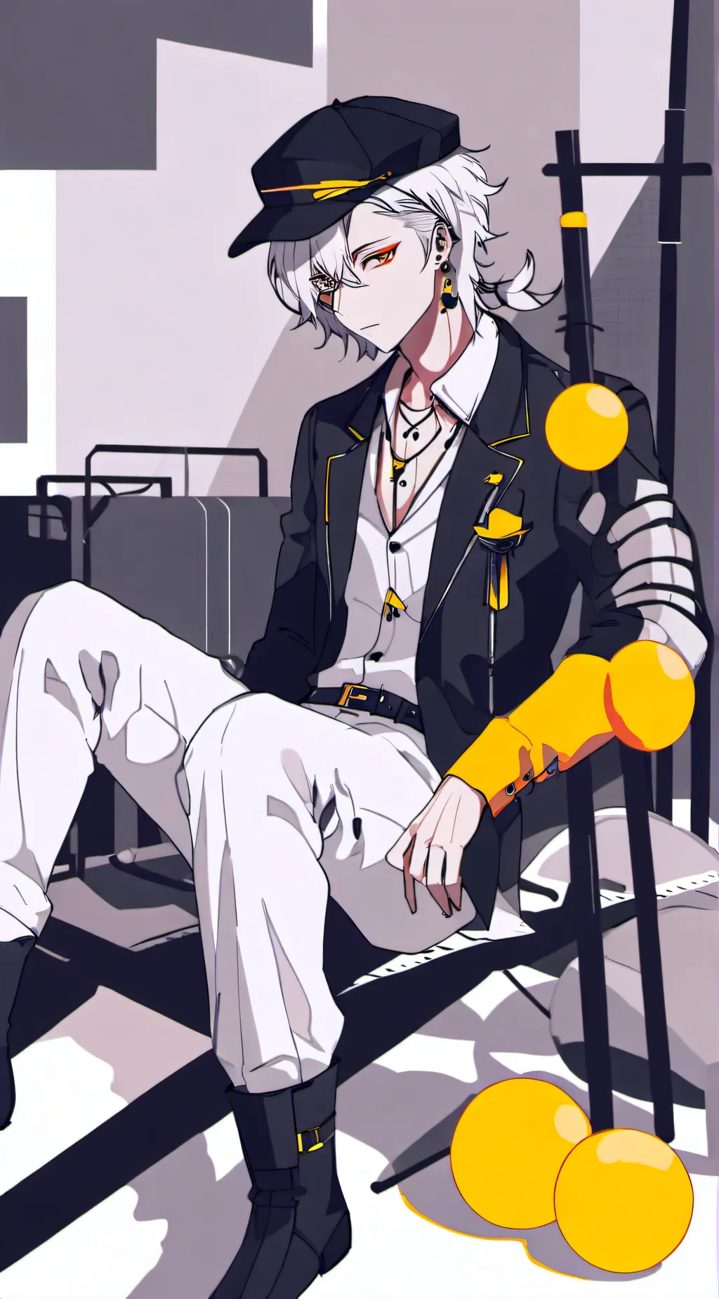 ai character: Dj  background