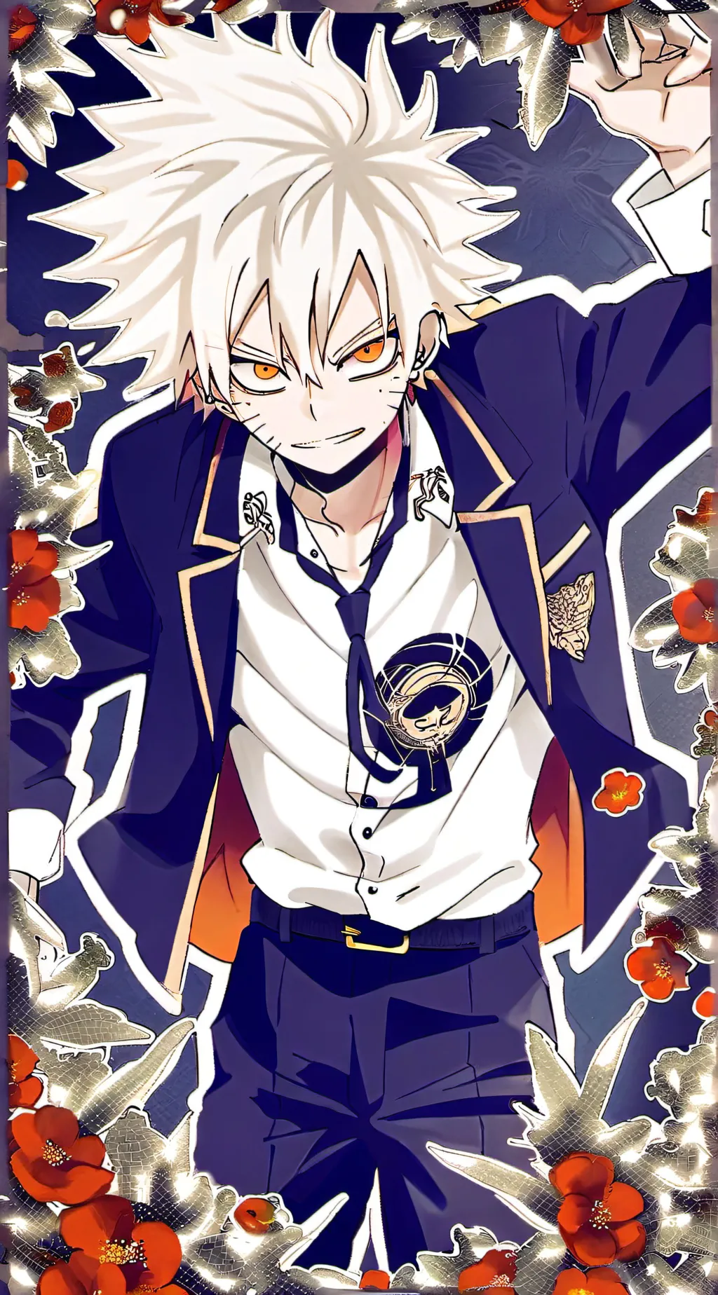 ai character: bakugo background