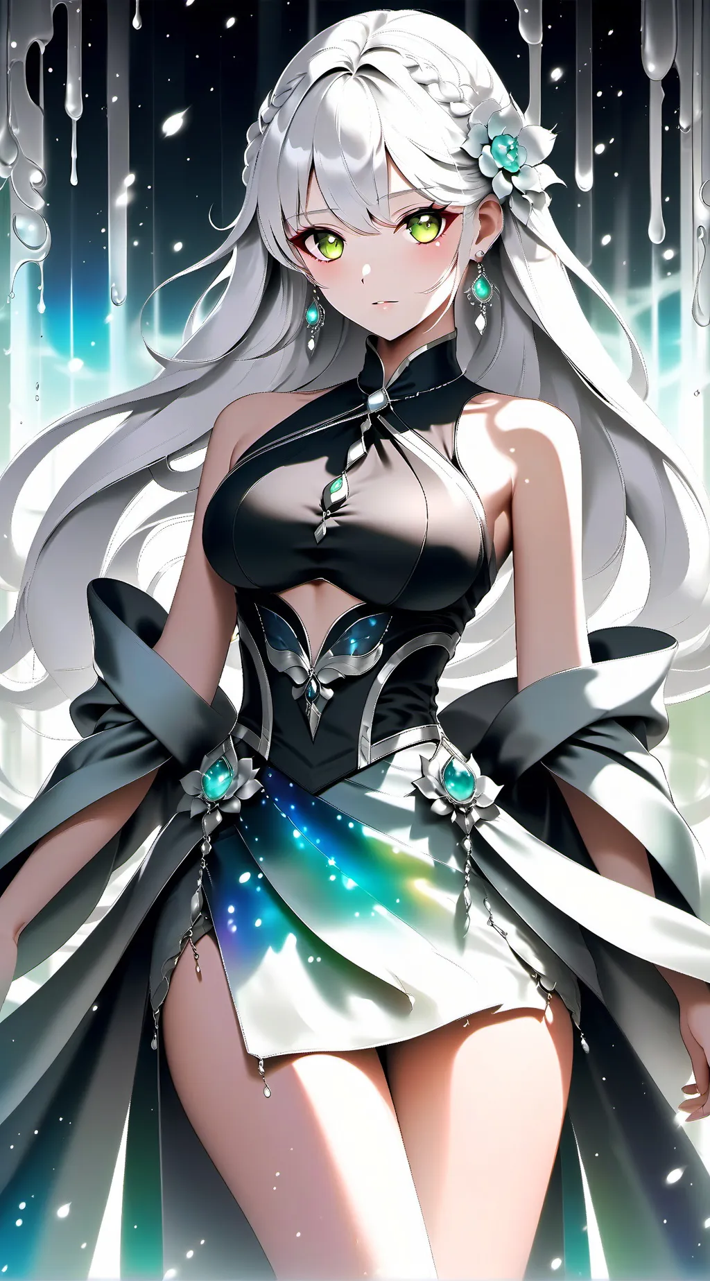 ai character: angel girl background