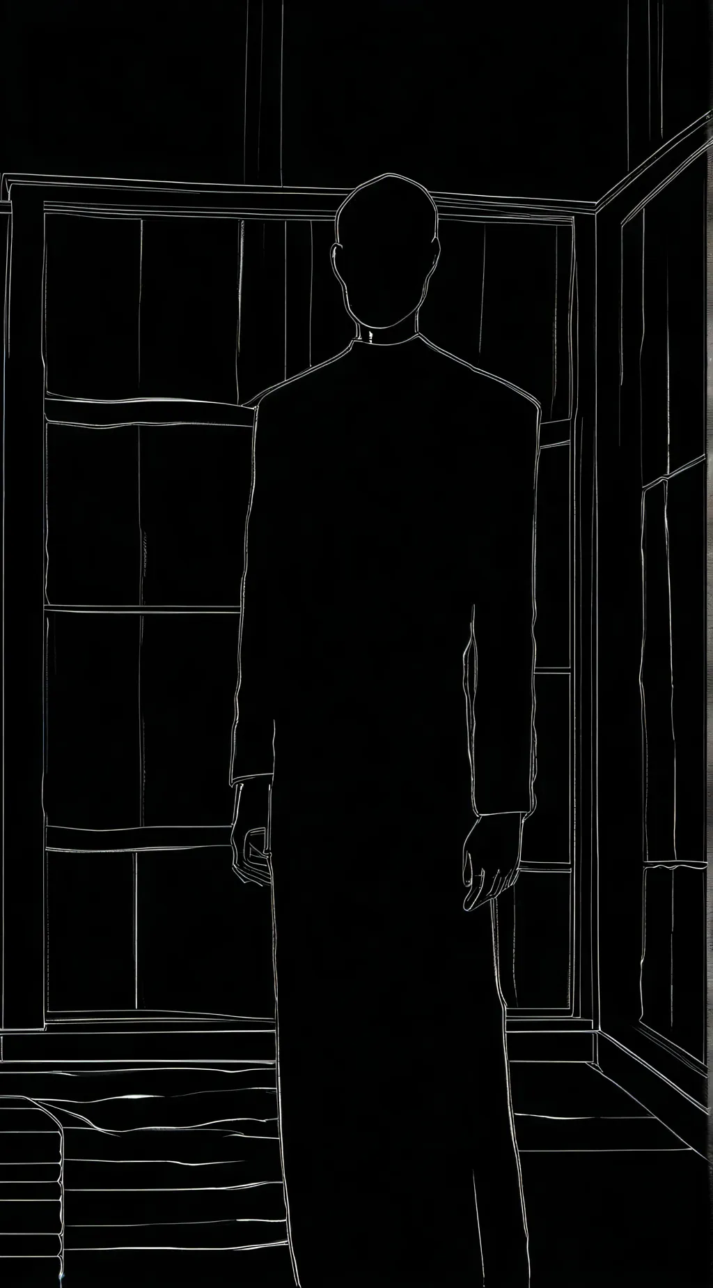 ai character: Open your eyes. background