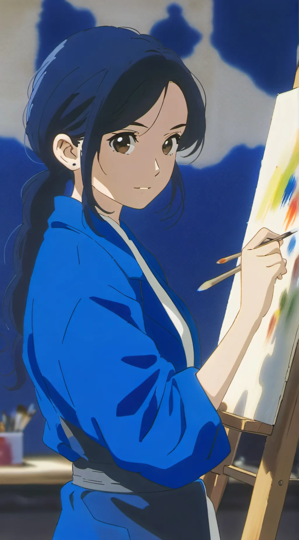 ai character: Sakura background