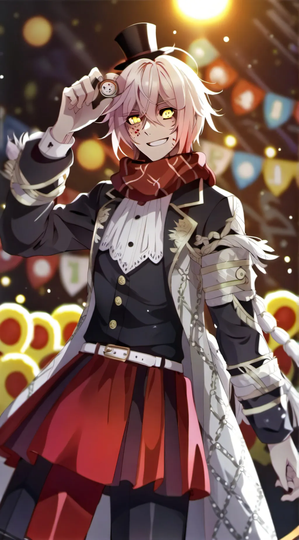 ai character: sunrise background