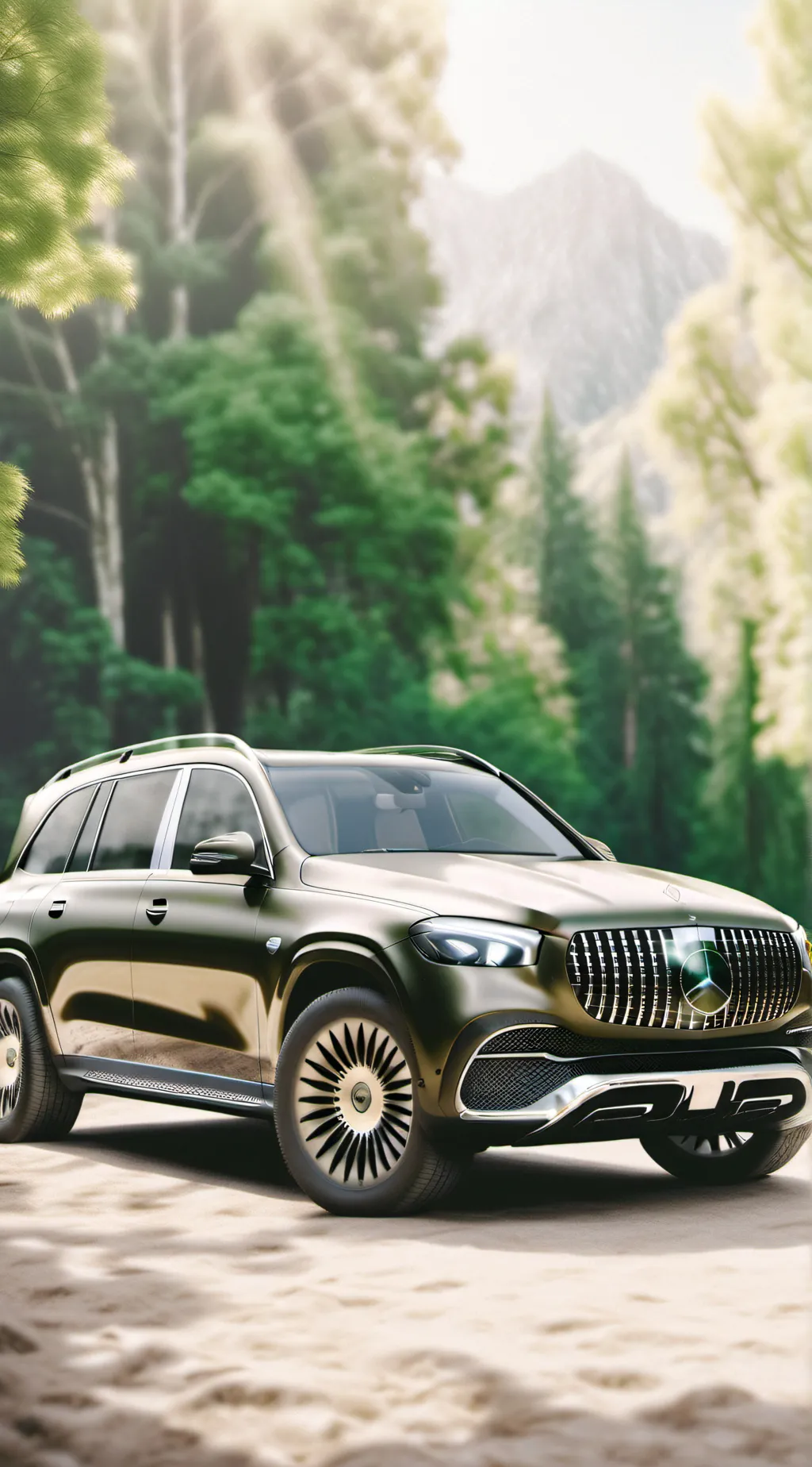 ai character: Mercedes Gls background