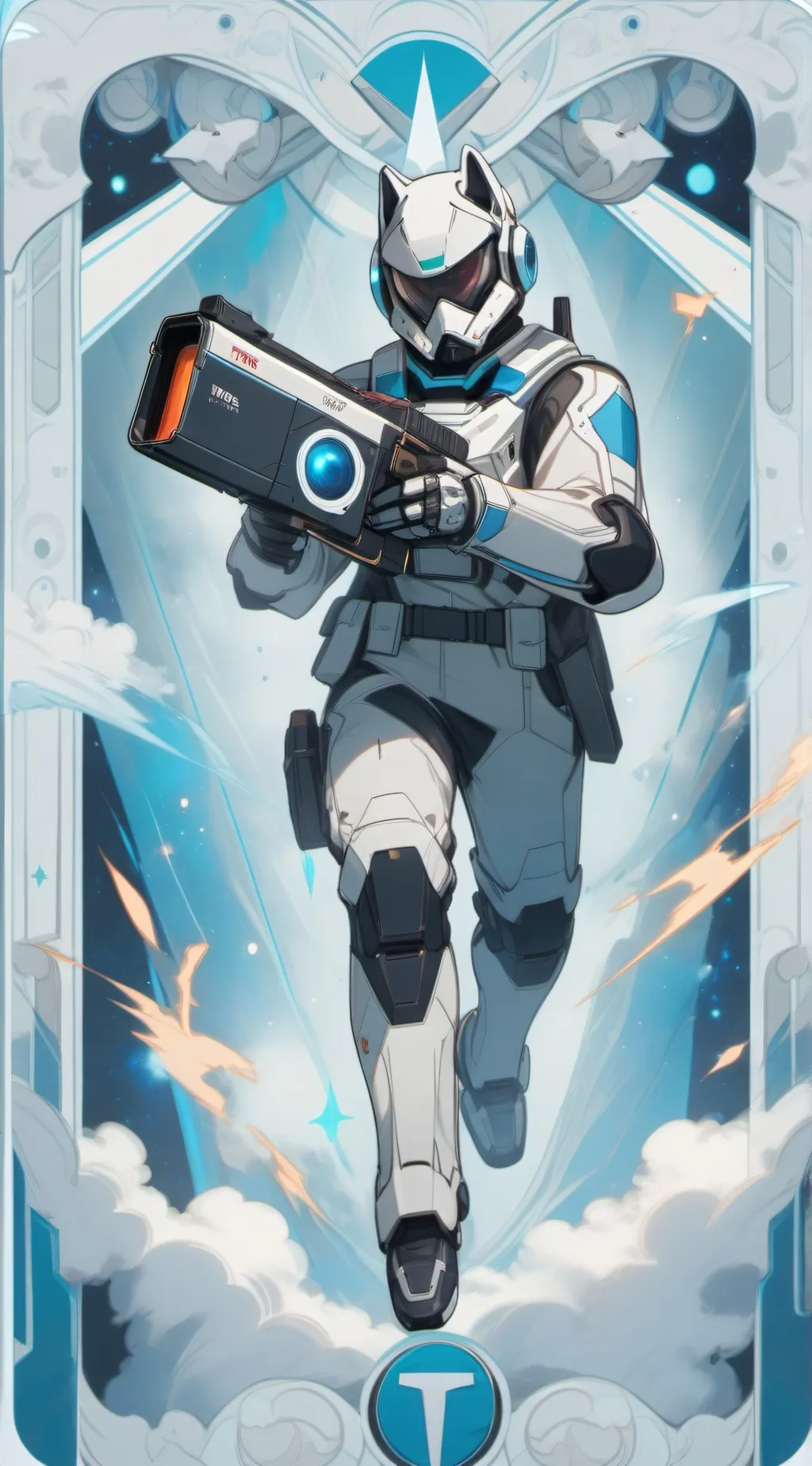 ai character: astro dog background