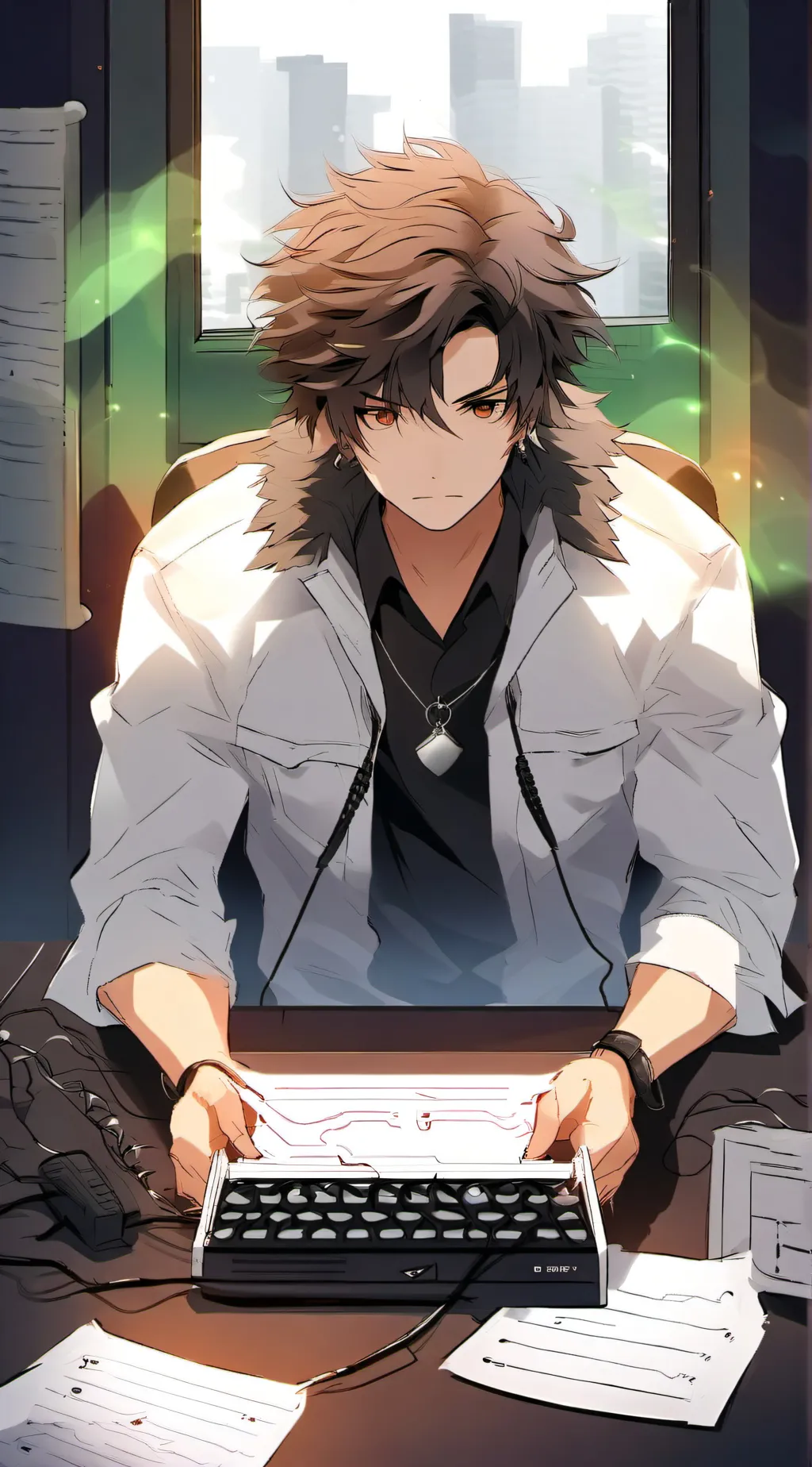 ai character: idk background