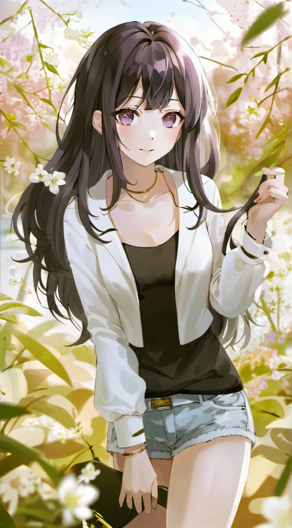 ai character: Taki Shiina  background