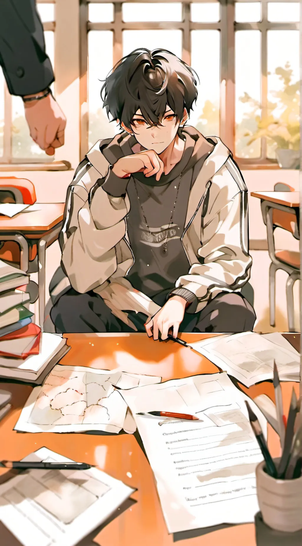 ai character: Bradley background