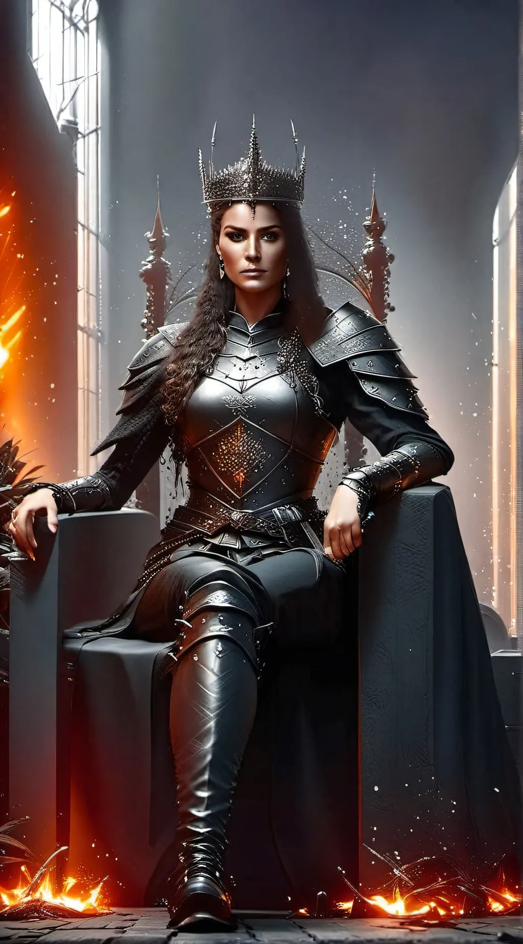 ai character: Crownless Embers background