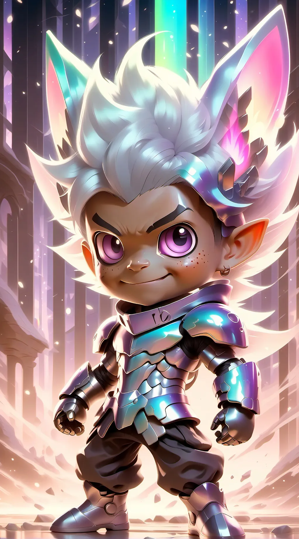 ai character: Bionic background