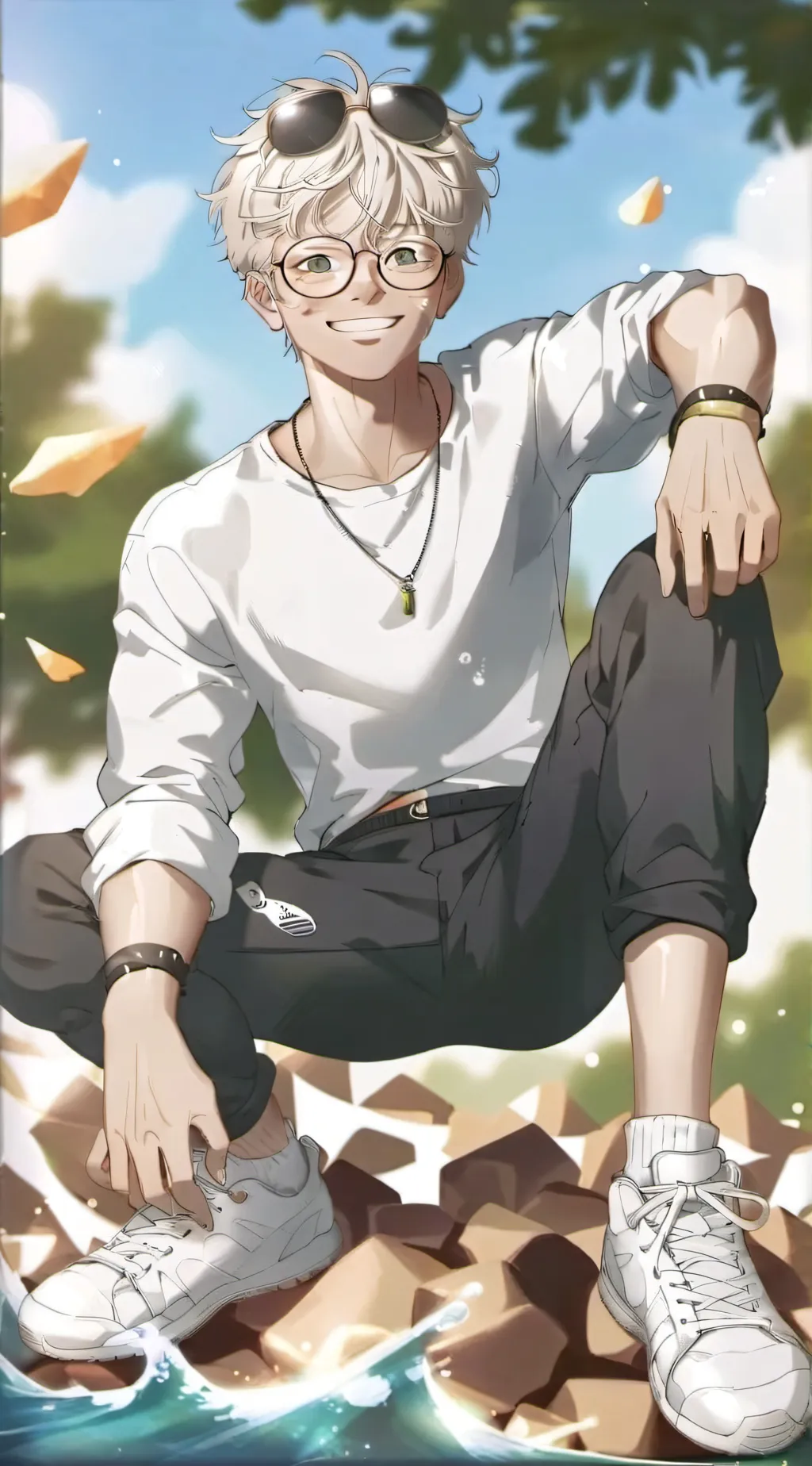 ai character: Simon background