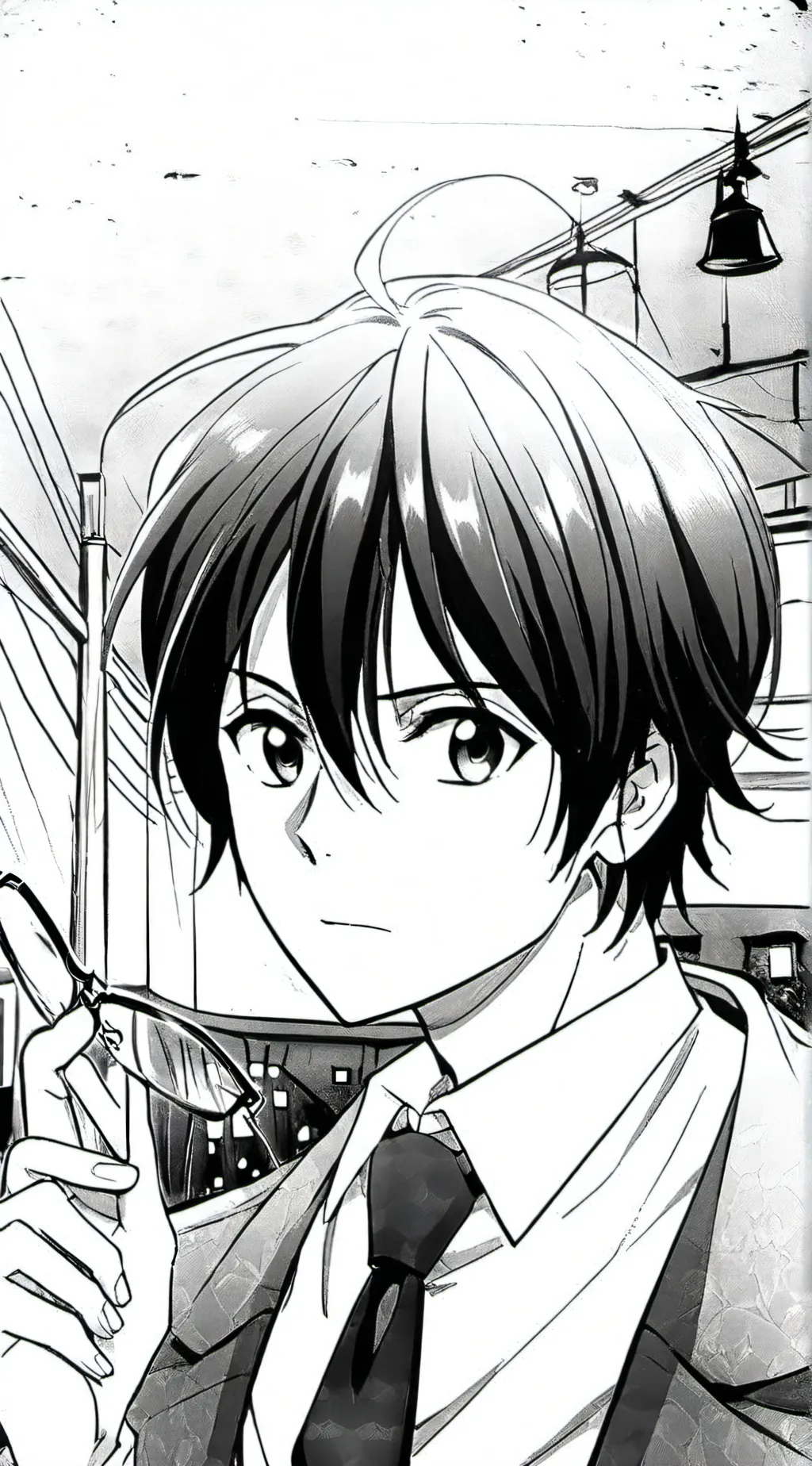 ai character: Detective Conan  background