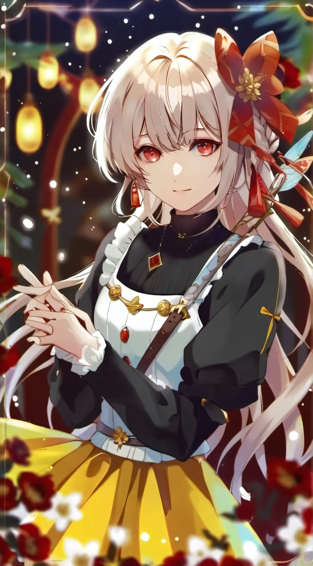 ai character: kate mina lisa  background