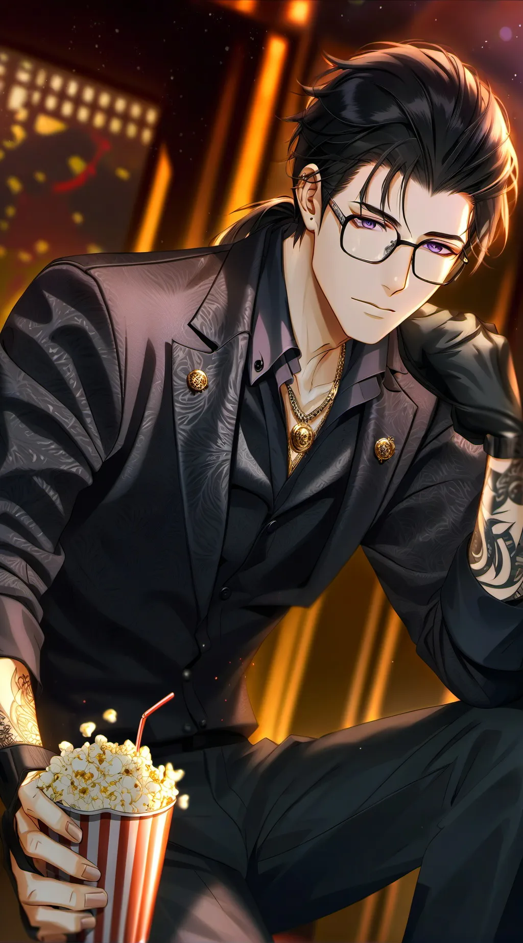 ai character: Hanzo  background