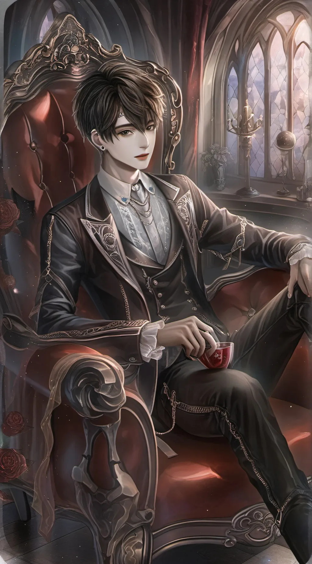 ai character: sabastian  background