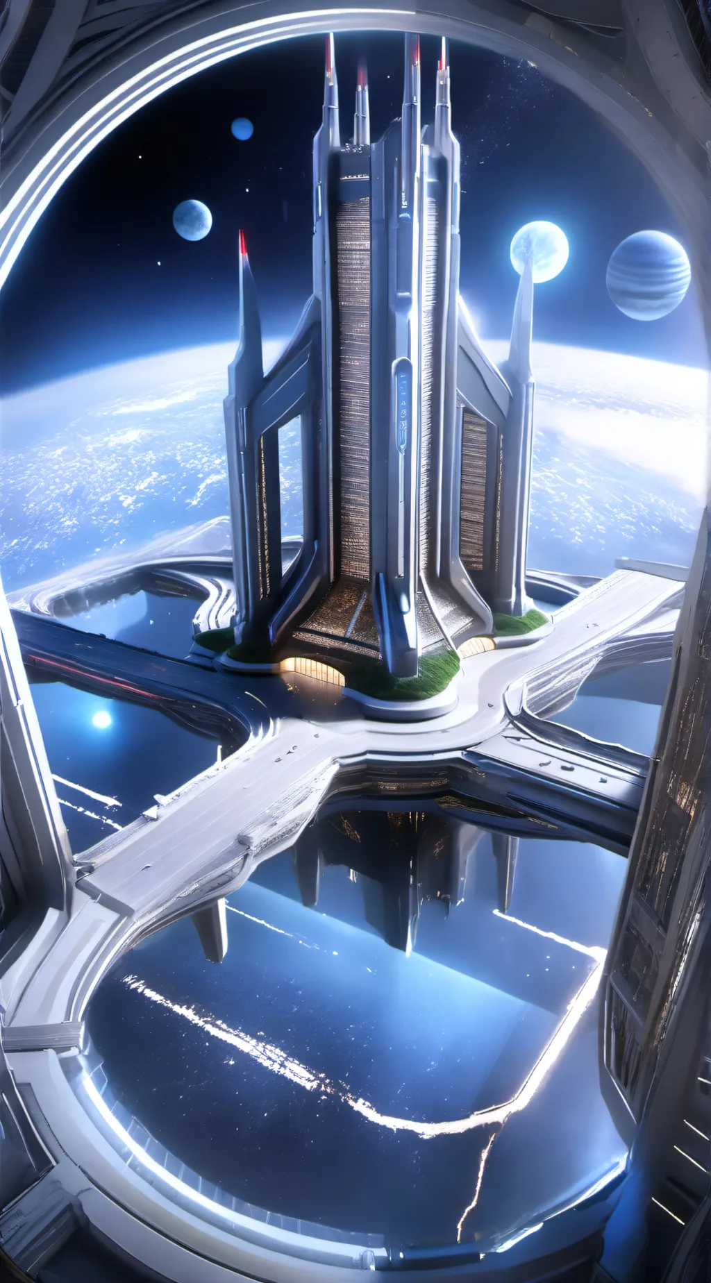 ai character: XI SpaceCraft background