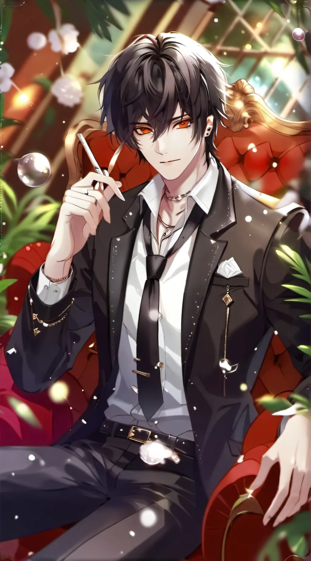 ai character: 👻👑Ethan👑👻🃏 background