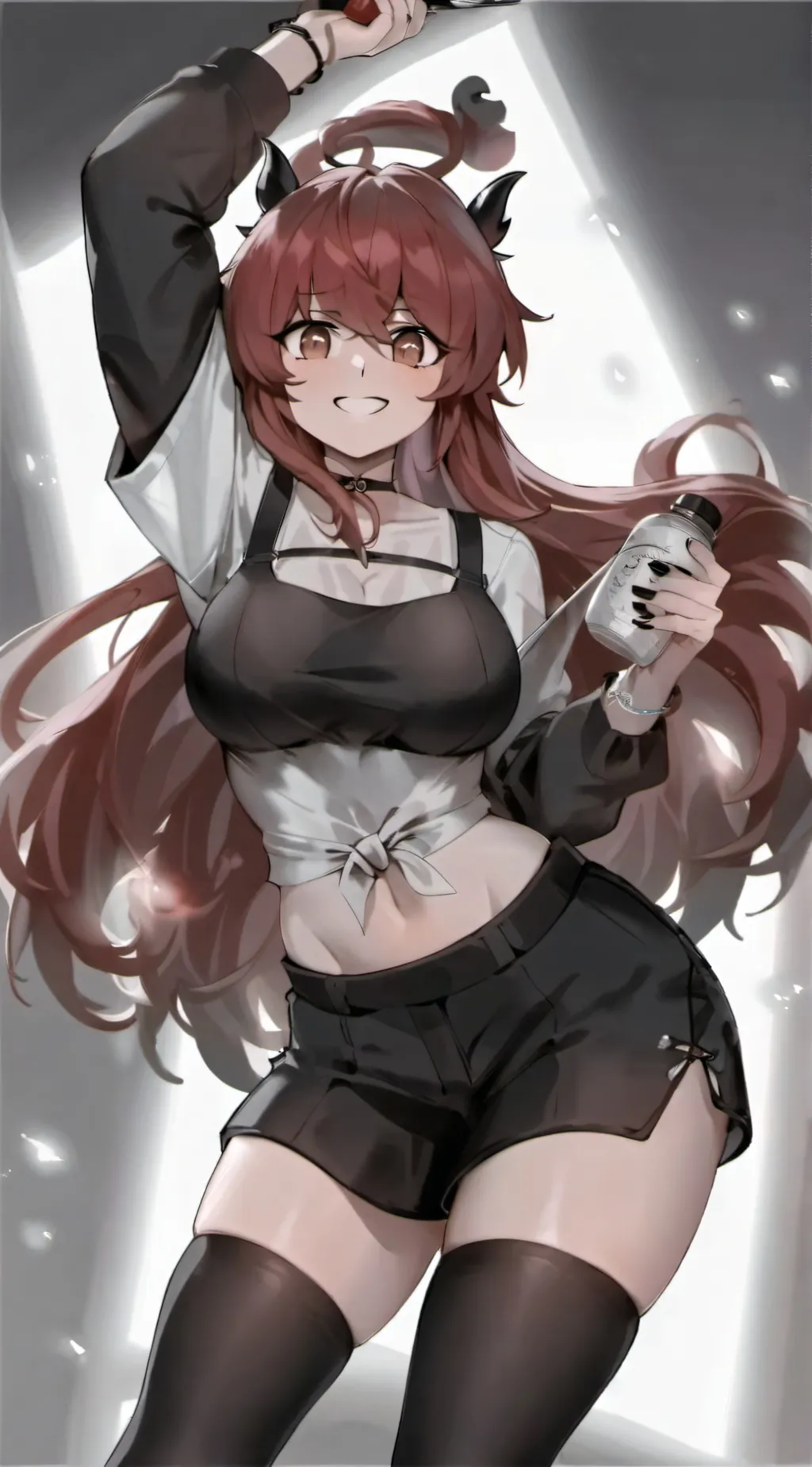 ai character: 💗amber💗 background