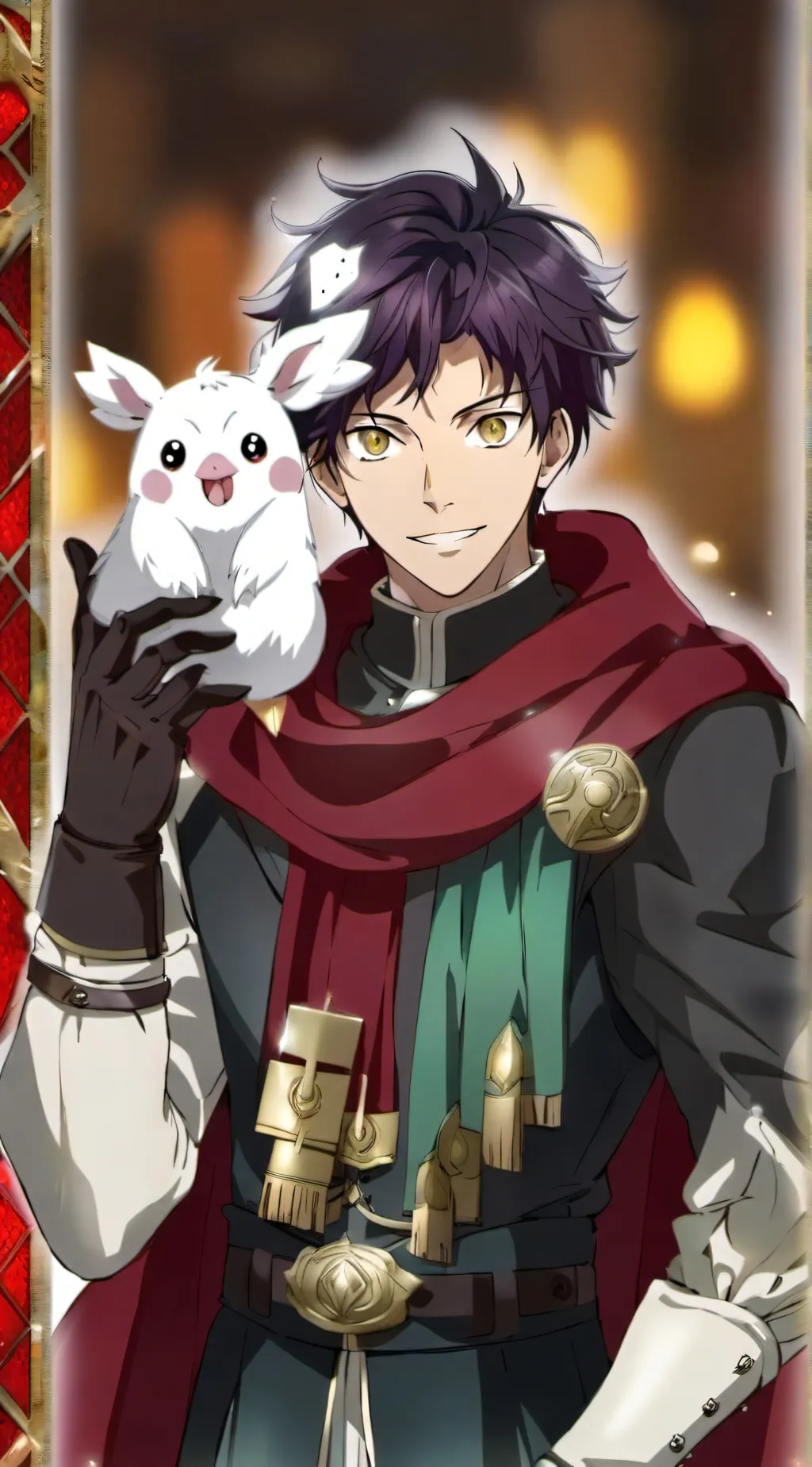 ai character: Naofumi iwani  background